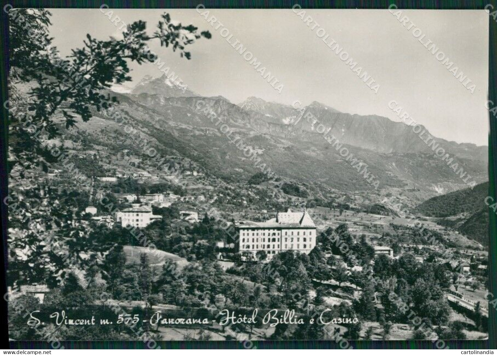 Aosta Saint Vincent Foto FG Cartolina KB1833 - Aosta