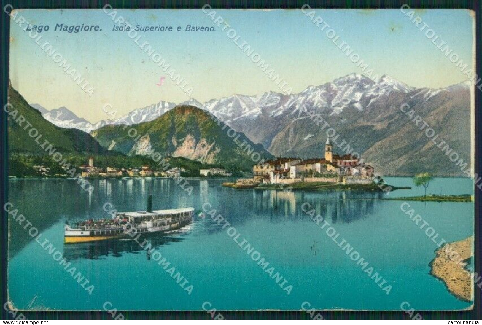 Verbania Baveno Isola Superiore Lago Maggiore Cartolina KV4639 - Verbania