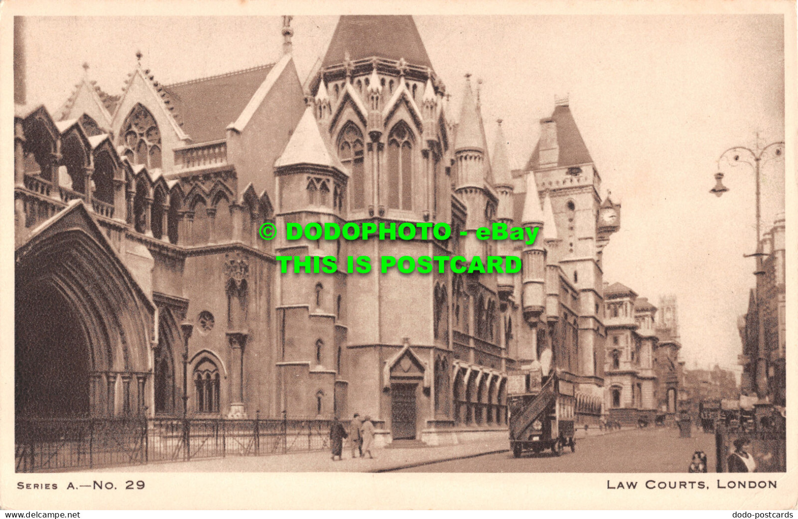 R509565 London. Law Courts. Series. A. No. 29 - Sonstige & Ohne Zuordnung