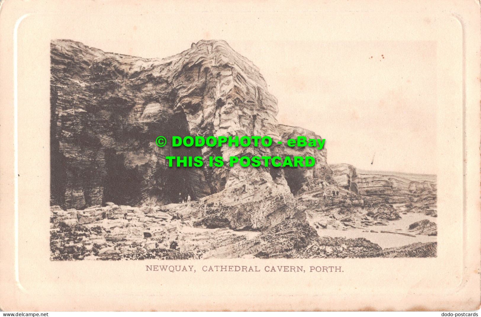 R509924 Porth. Newquay. Cathedral Cavern. William Printers And Publishers - Monde