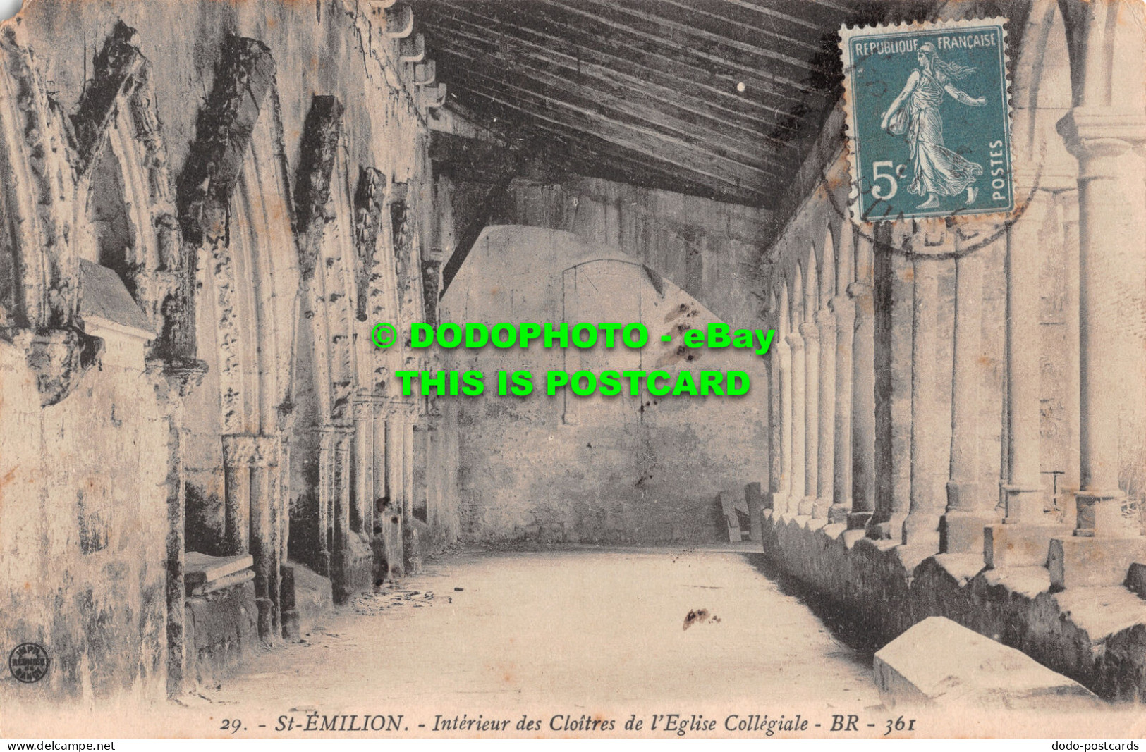 R510020 St. Emilion. Interieur Des Cloitres De L Eglise Collegiale. BR - World