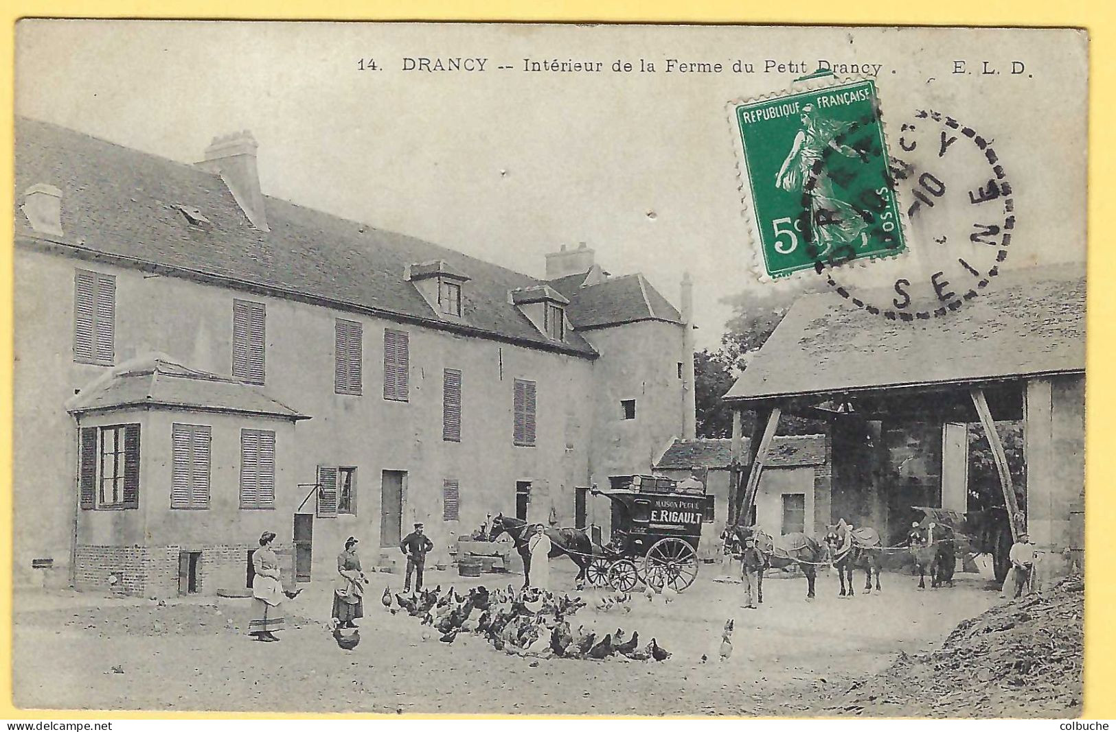 93 - DRANCY +++ Intérieur De La Ferme Du Petit Drancy +++ - Drancy