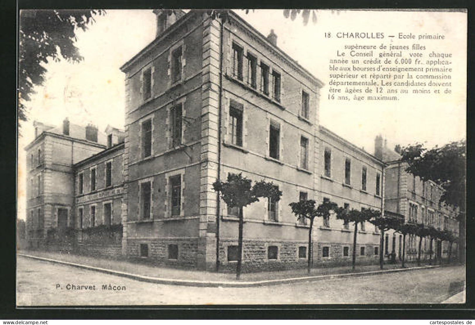 CPA Charolles, Ecole Primaire  - Charolles