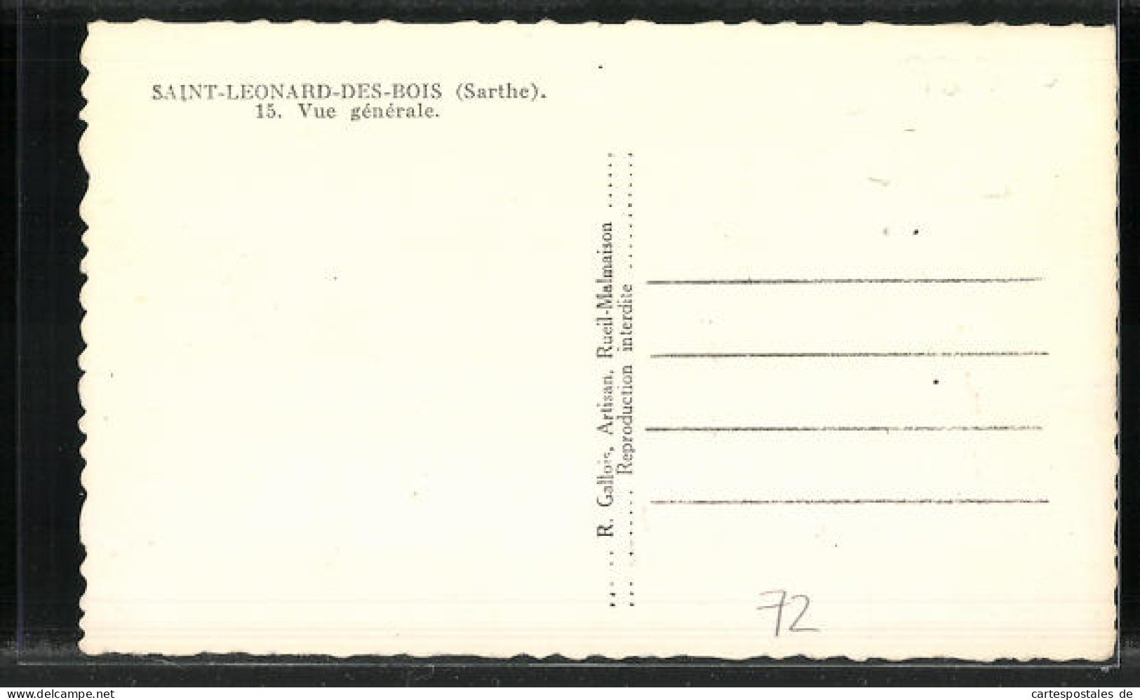 CPA Saint-Leonard-des-Bois, Vue Générale  - Saint Leonard Des Bois