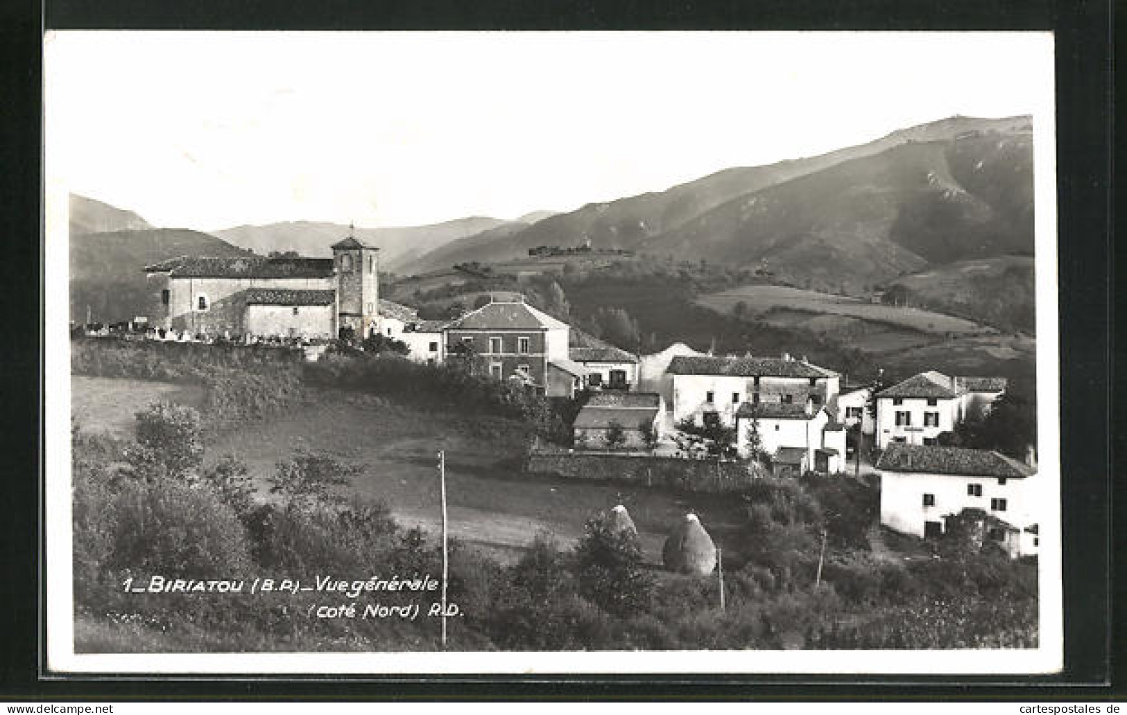 CPA Biriatou, Vue Générale, Coté Nord  - Otros & Sin Clasificación