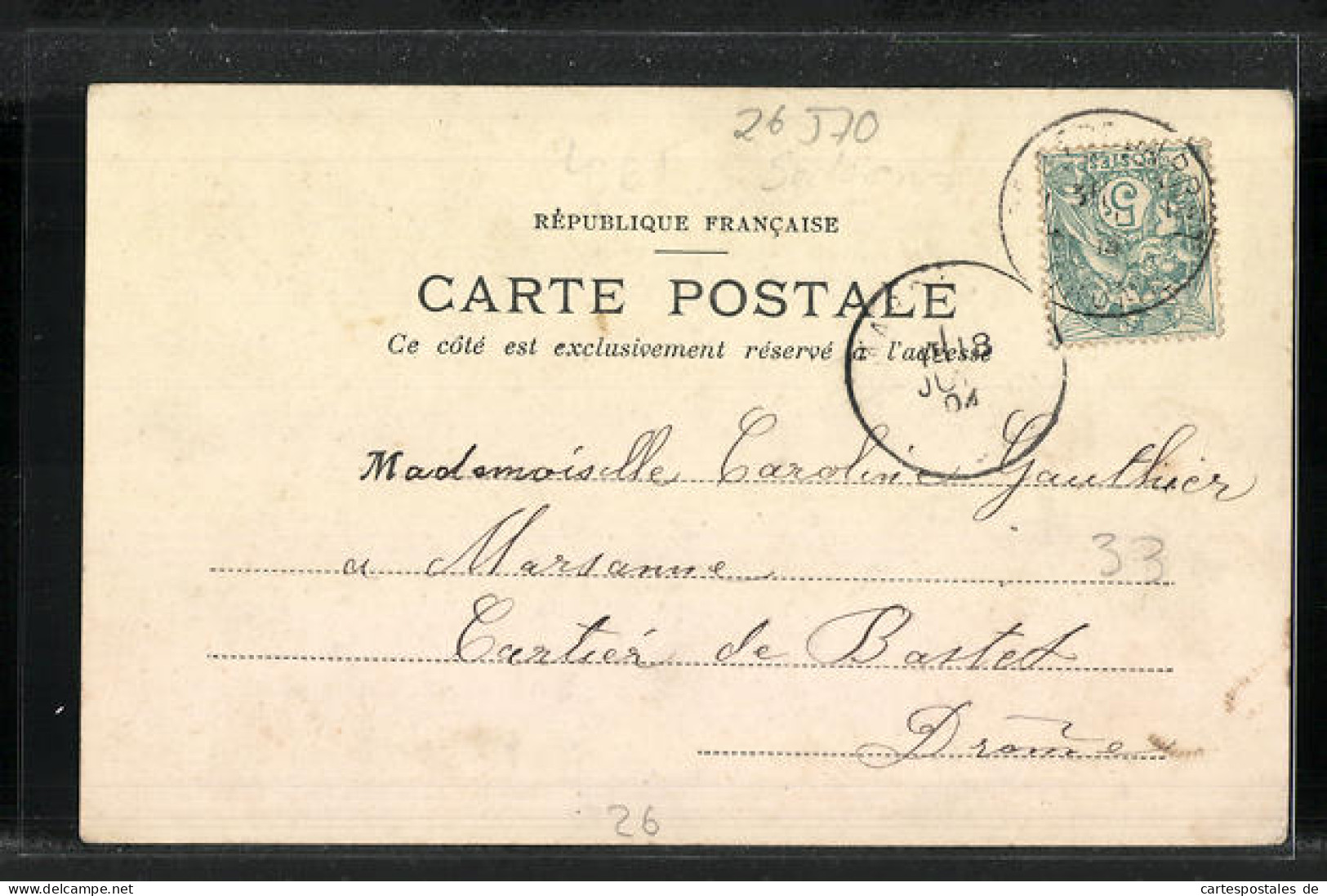 CPA Pont-de-Barret, Vue Generale, Prise Des Carrieres  - Other & Unclassified