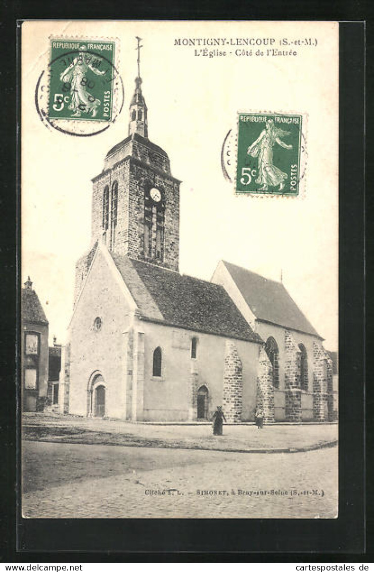 CPA Montigny-Lencoup, L'Eglise  - Sonstige & Ohne Zuordnung