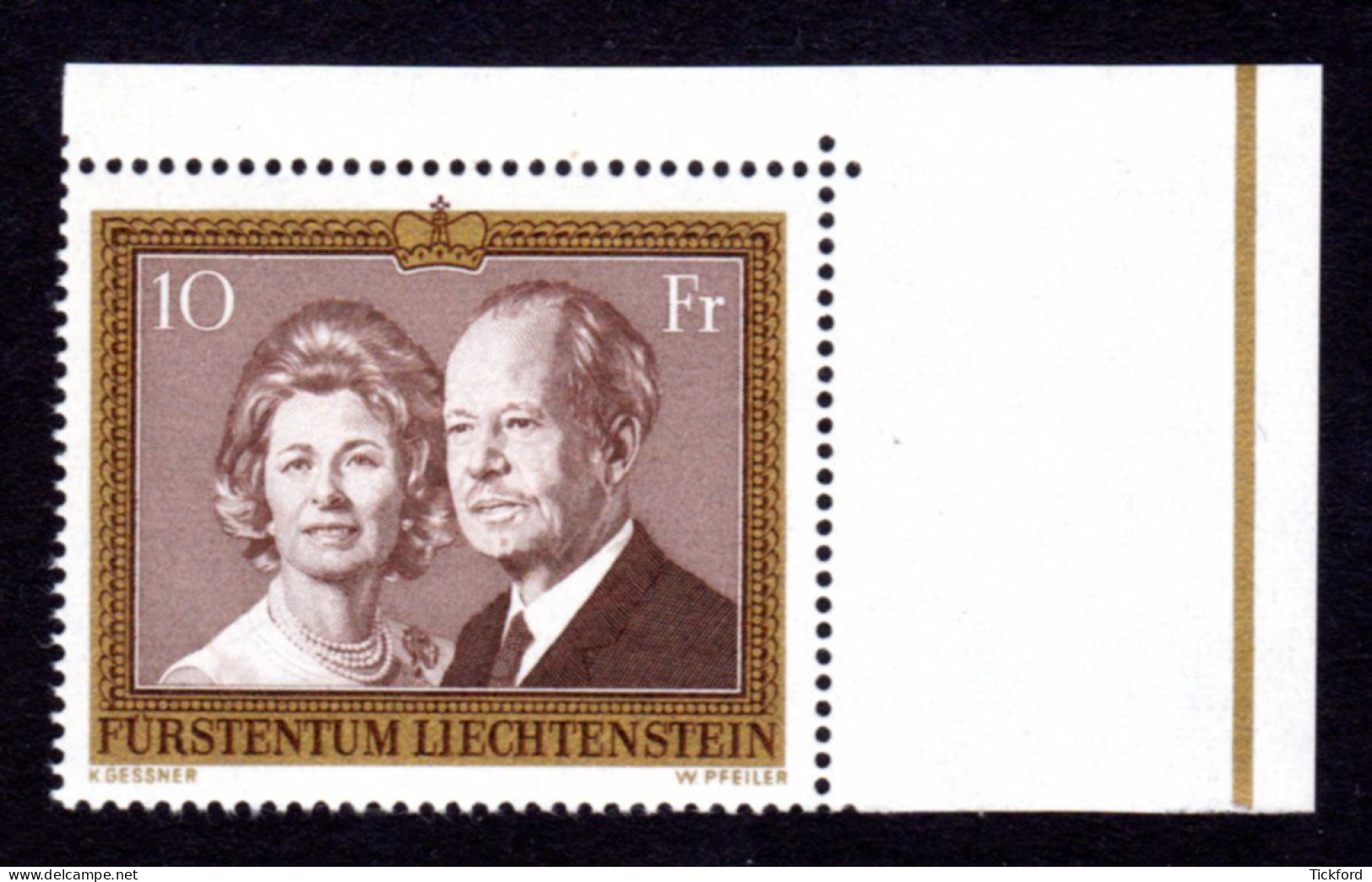 LIECHTENSTEIN 1974 - Yvert N° 557 - NEUF ** LUXE / MNH - Prince François Joseph II, TB - Ungebraucht