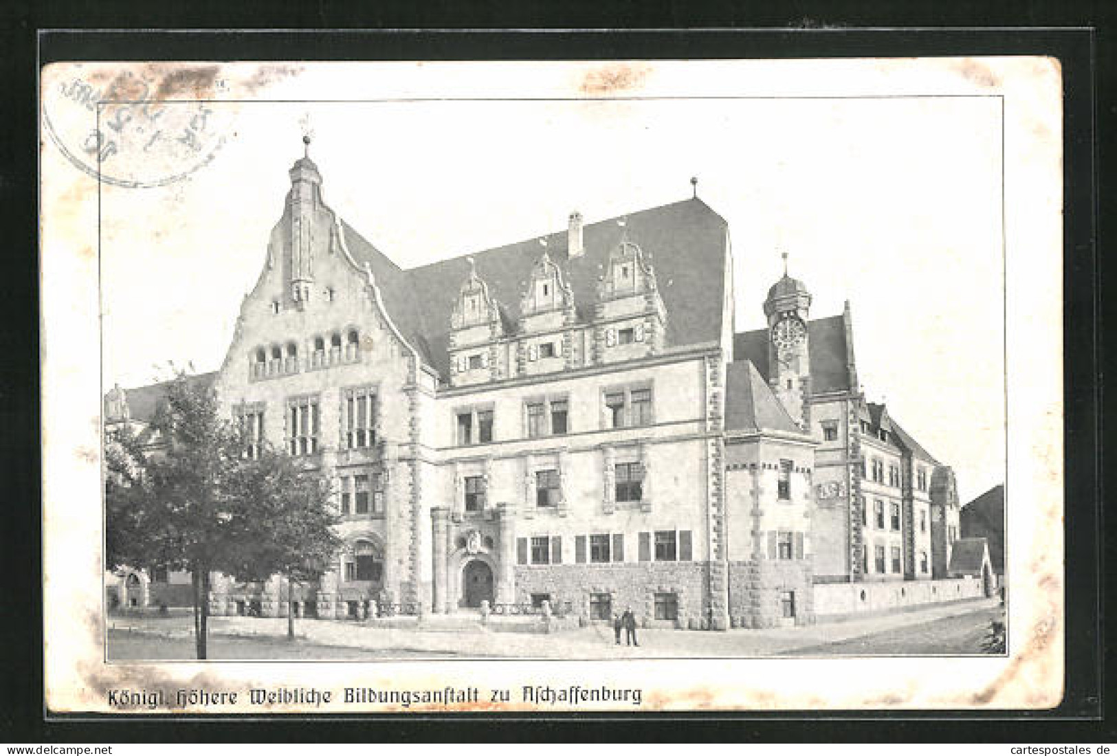 AK Aschaffenburg, Königl. Höhere Weibliche Bildungsanstalt Zu Aschaffenburg  - Aschaffenburg