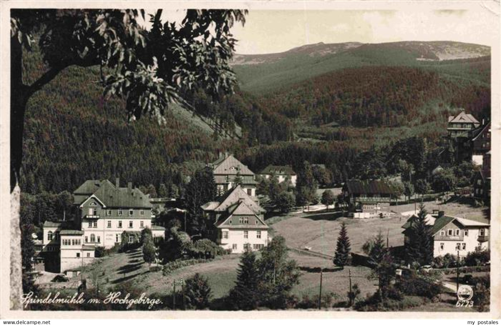 73972835 Spindelmuehle_Riesengebirge_Spindleruv_Mlyn_CZ Panorama Mit Ausblick Au - Repubblica Ceca