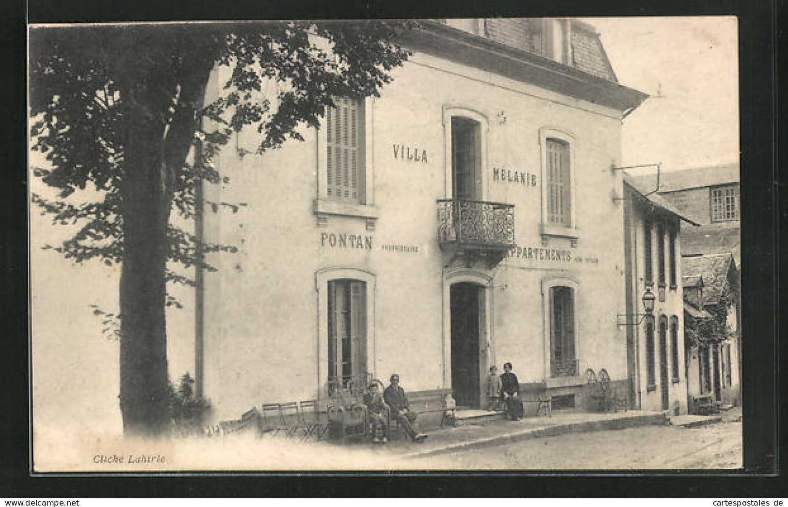 CPA Capvers-les-Bains, Hotel Villa Mélanie  - Otros & Sin Clasificación