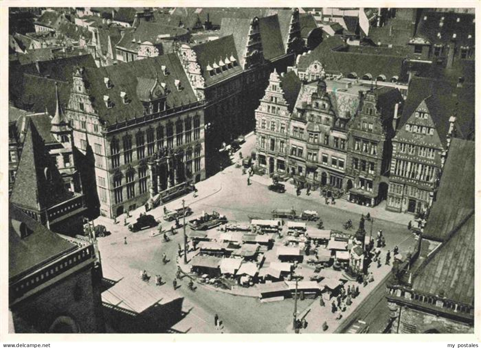 73972799 BREMEN Blick Vom Dom Auf Den Rathausplatz - Bremen