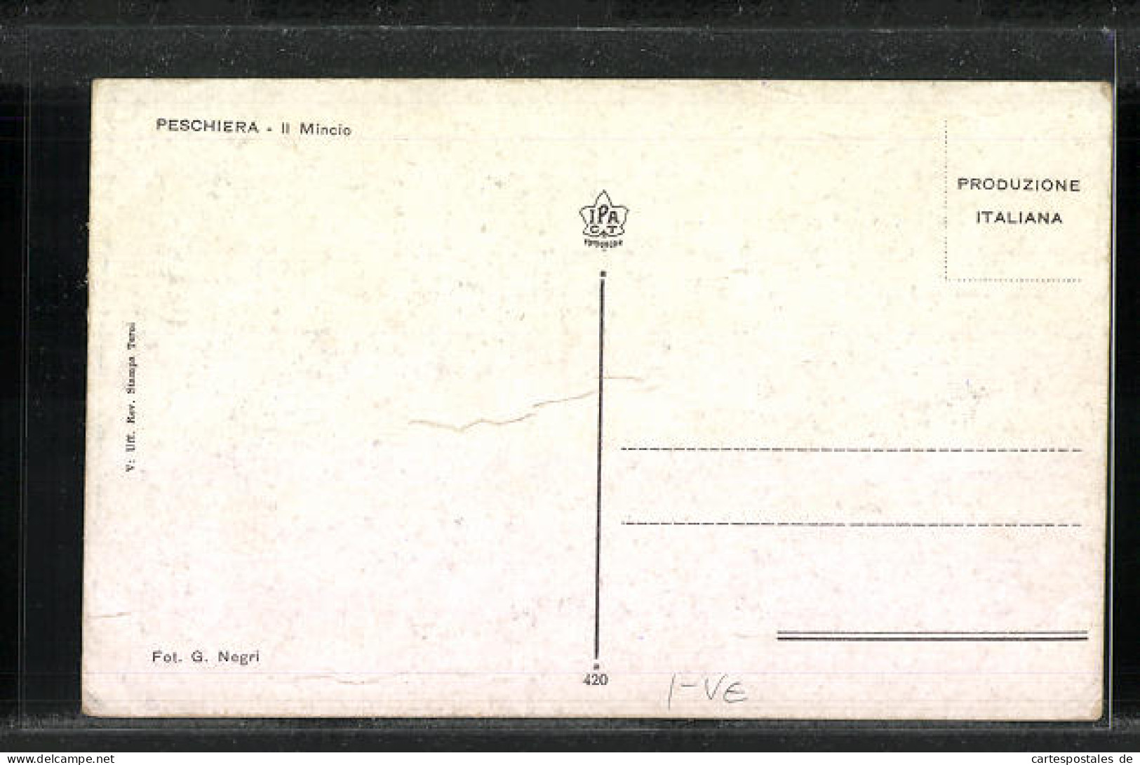 Cartolina Peschiera, Il Mincio  - Altri & Non Classificati