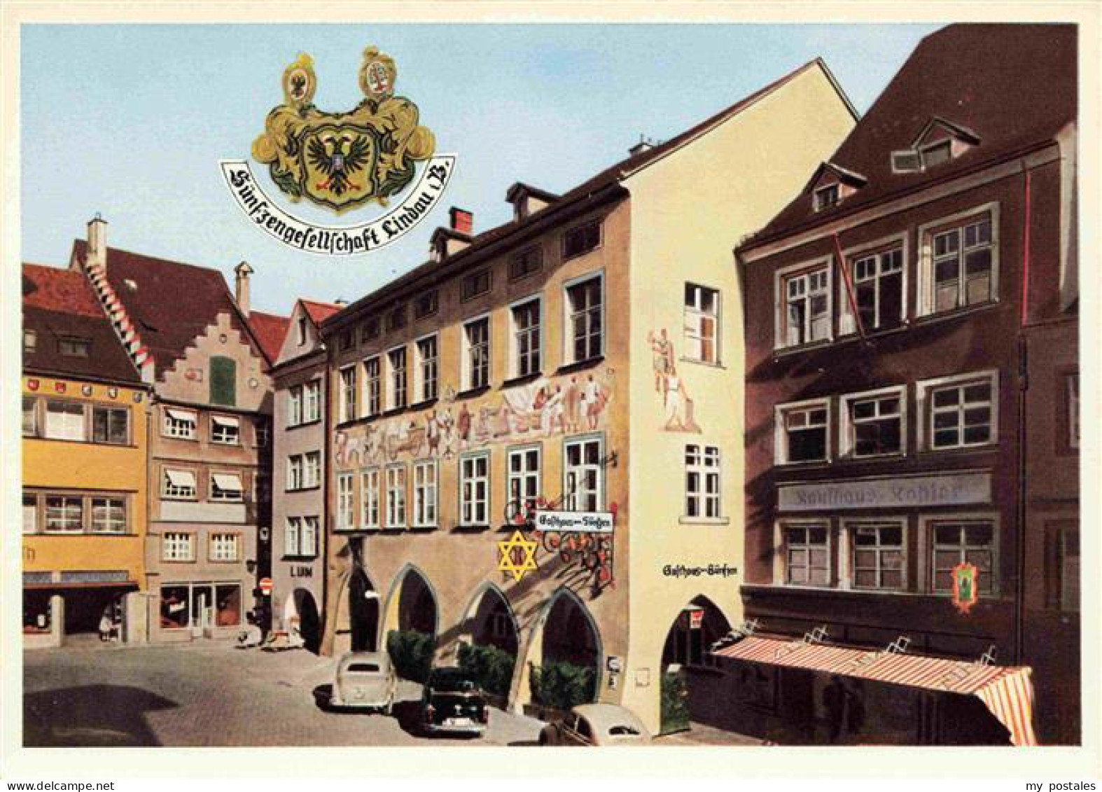 73972784 LINDAU__Bodensee Gasthaus Zum Suenfzen Wappen - Lindau A. Bodensee