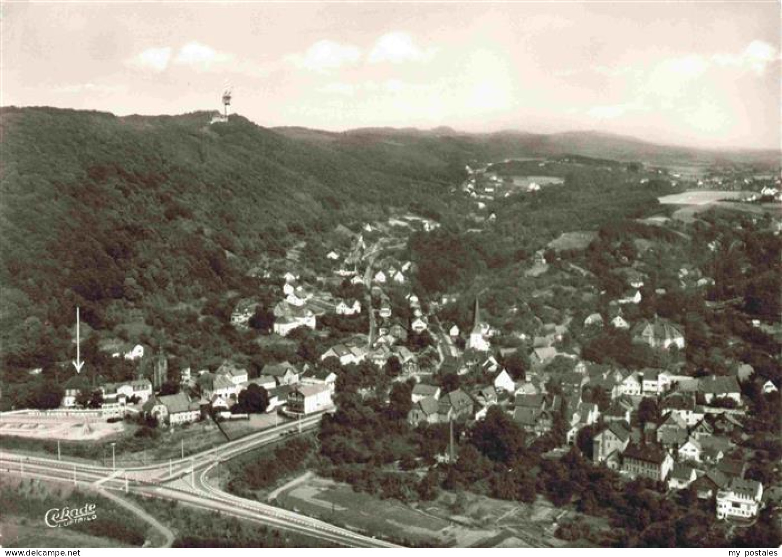 73972766 Hausberge_Porta_Westfalica Hotel Kaiser Friedrich Stadtpanorama - Porta Westfalica