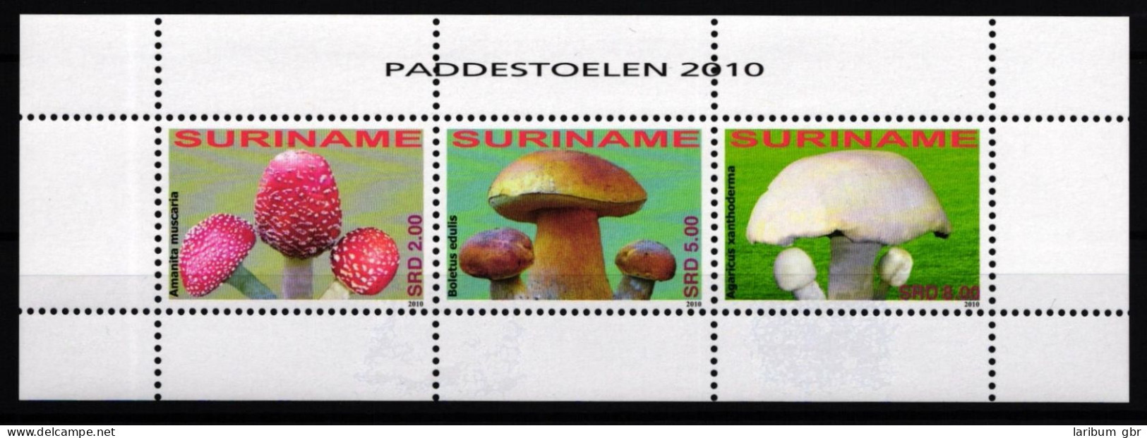 Surinam 2371-2373 Postfrisch Kleinbogen / Pilze #JA807 - Suriname