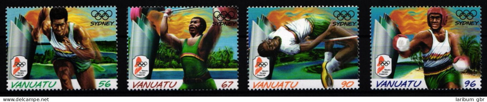 Vanuatu 1121-1124 Postfrisch Olympia #JA567 - Vanuatu (1980-...)