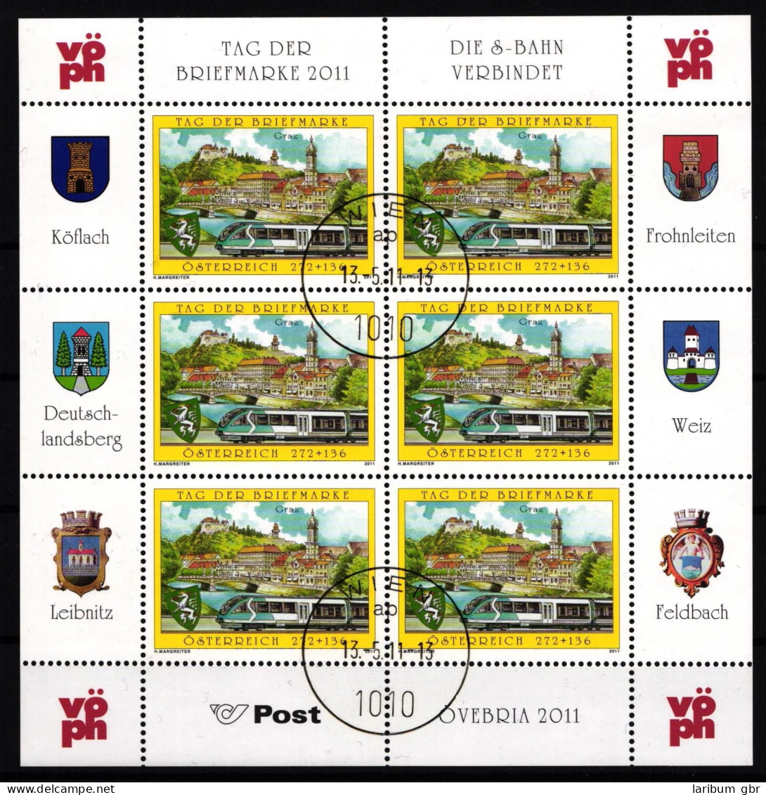 Österreich 2936 Gestempelt Kleinbogen / Ersttagsstempel #JA722 - Andere & Zonder Classificatie