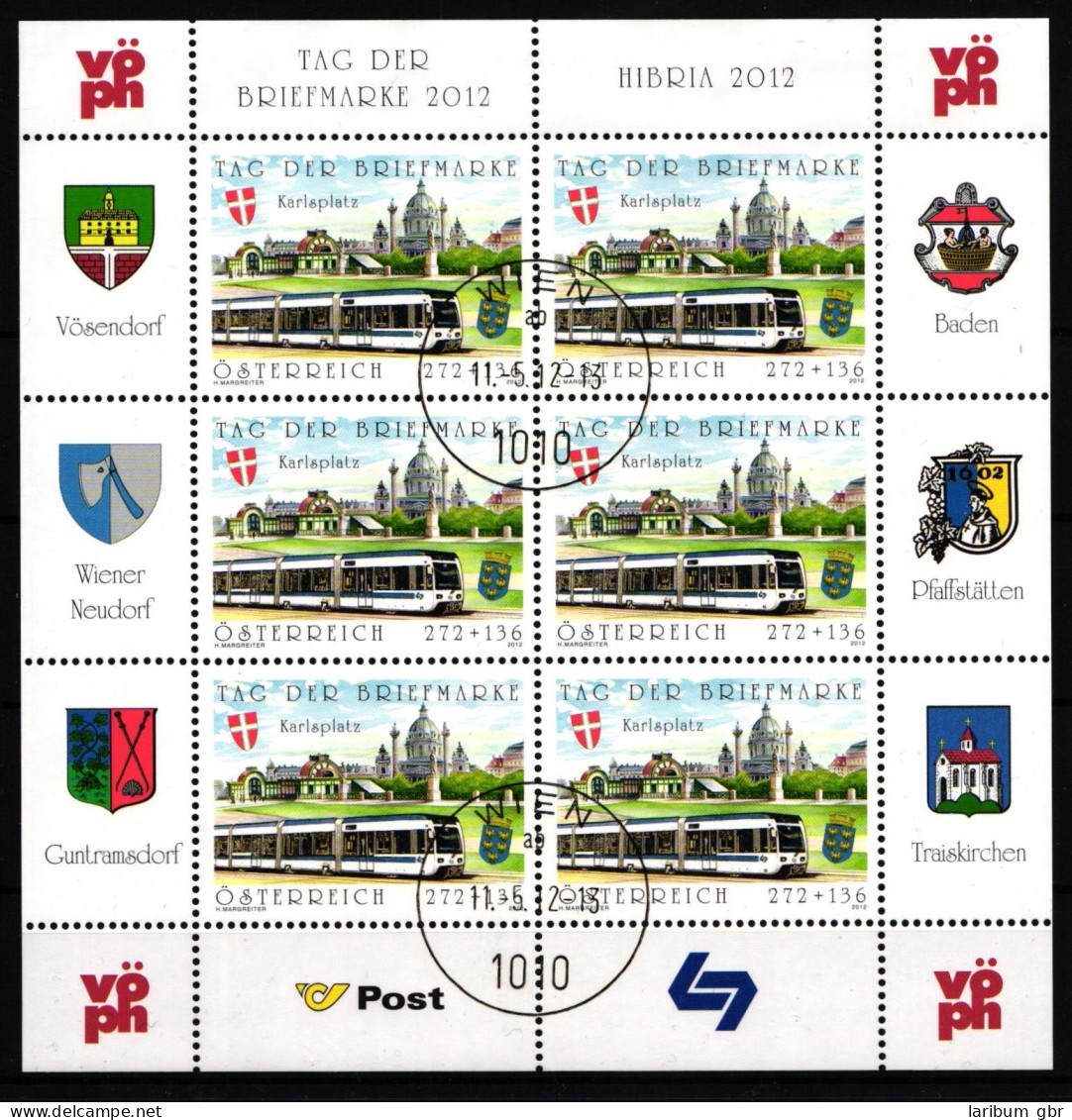 Österreich 2996 Gestempelt Kleinbogen / Ersttagsstempel #JA725 - Andere & Zonder Classificatie