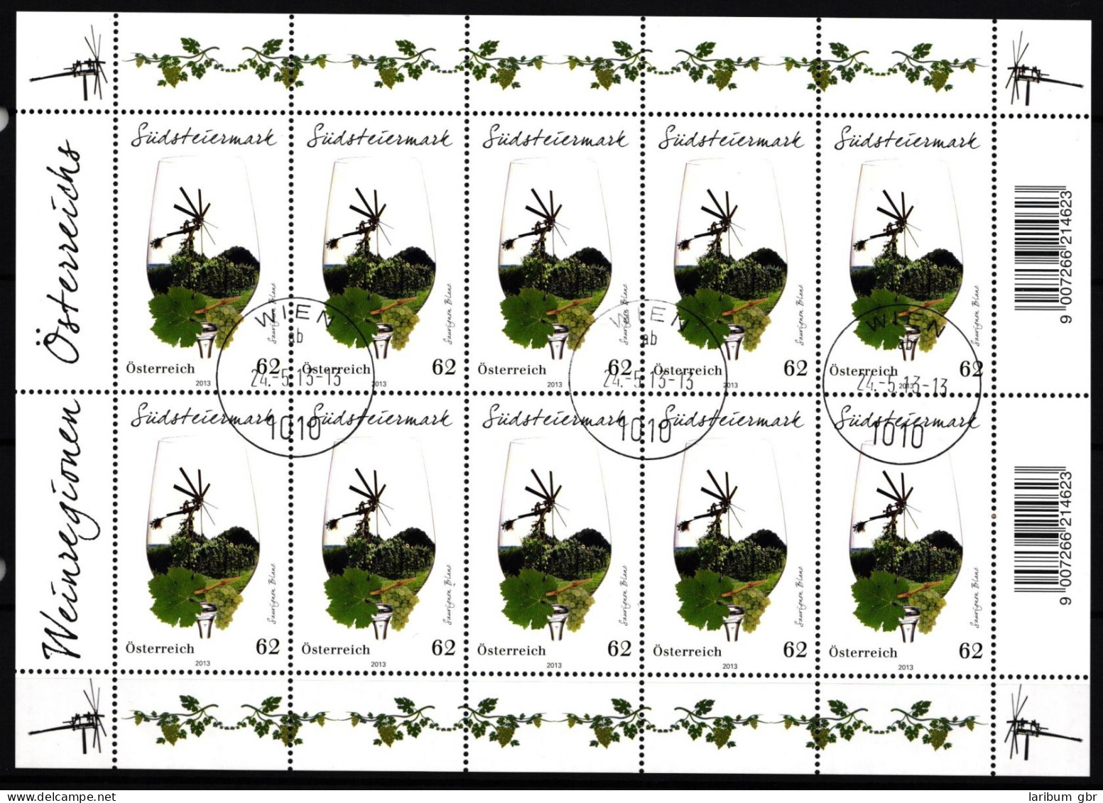 Österreich 3075 Gestempelt Kleinbogen / Ersttagsstempel #JA735 - Altri & Non Classificati