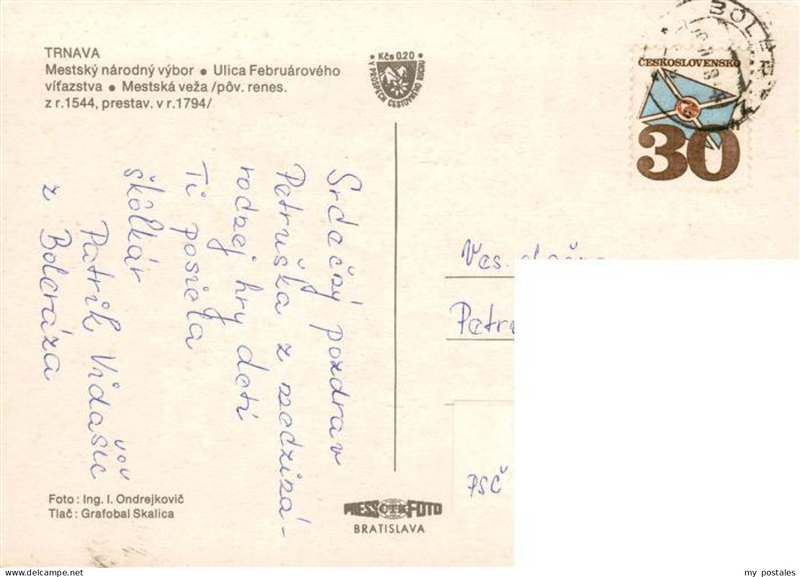 73941066 Trnava_Slovakia Mestsky Narodny Vybor Ulica Februaroveho Vitastva Mests - Slowakei