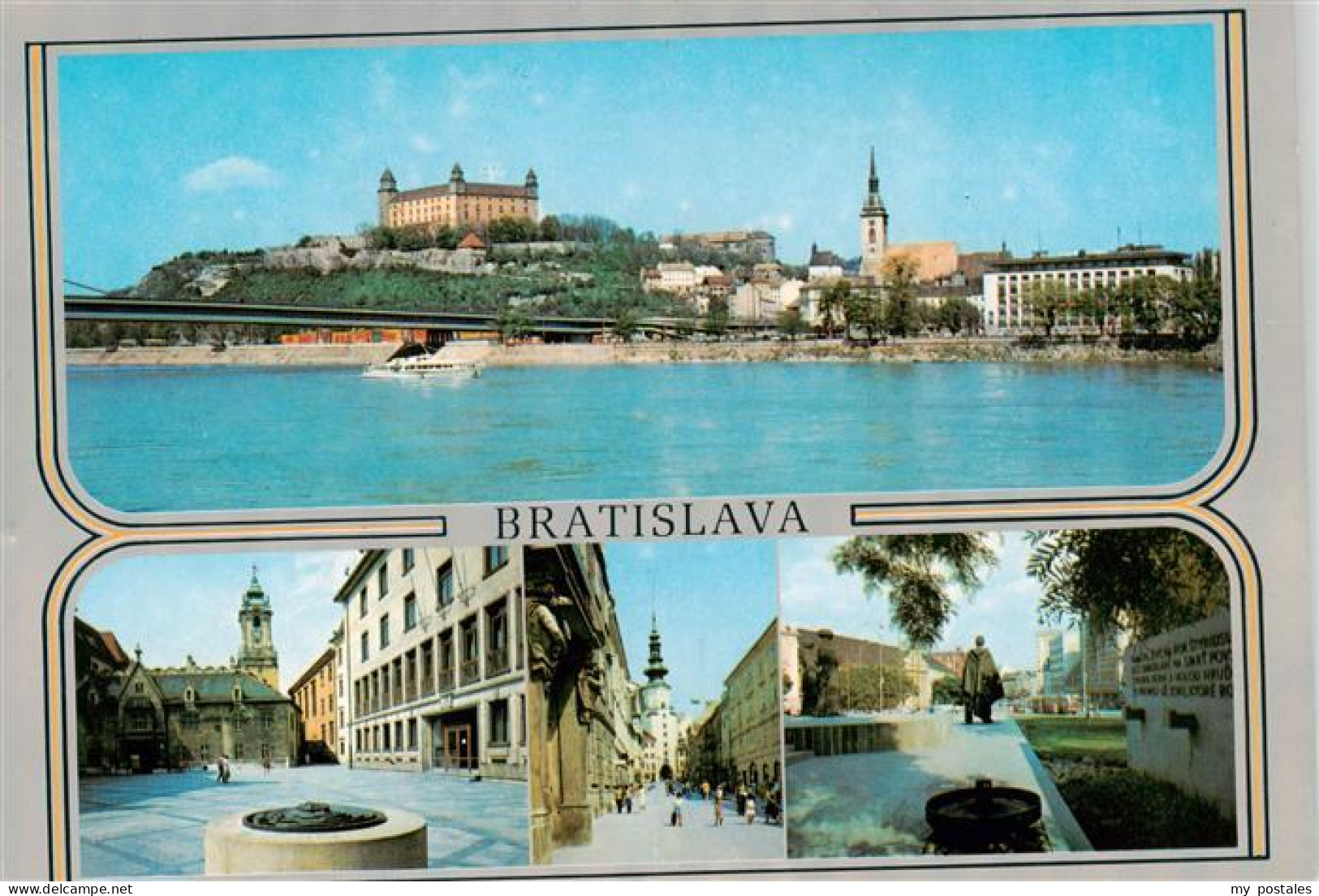 73941052 Bratislava_Pressburg_Pozsony_SK Petrzalky Na Dunaj A Hrad Primacialne N - Slovakia