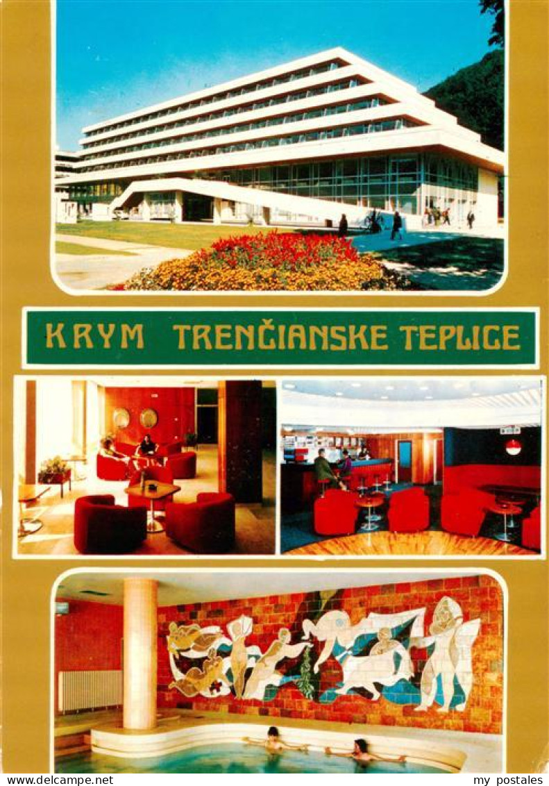 73941045 Trencianske_Teplice_SK Liecebny Dom Krym Hala Bar Termalny Bazen - Slovakia