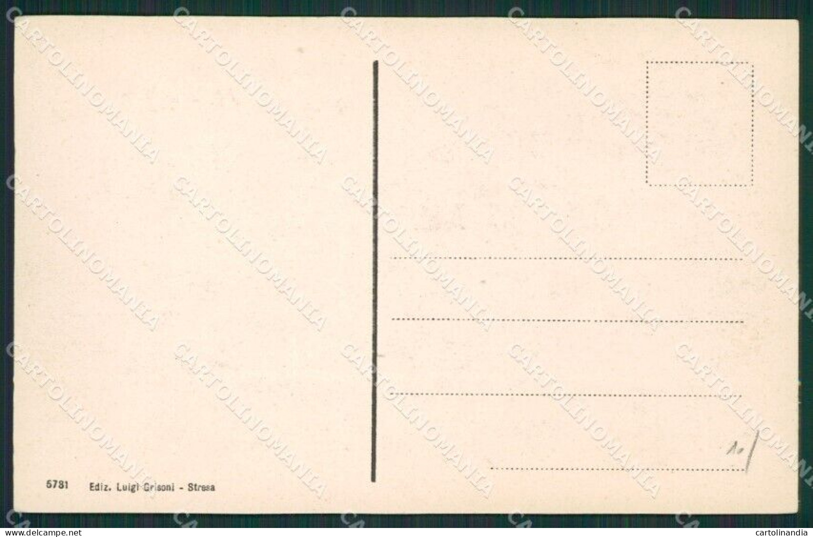 Verbania Stresa Isola Bella Lago Maggiore Cartolina KV4778 - Verbania