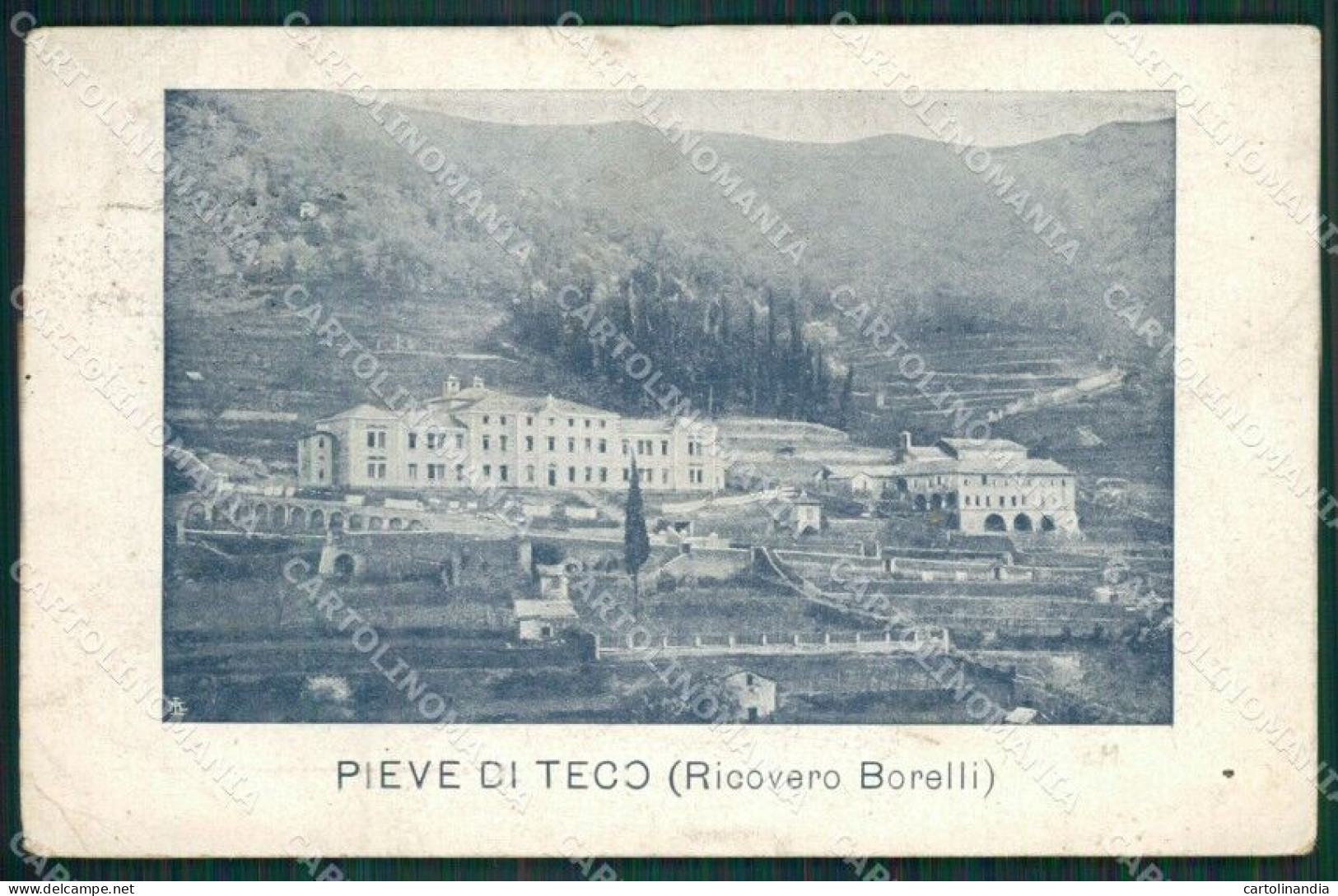 Imperia Pieve Di Teco PIEGA Cartolina KV4473 - Imperia