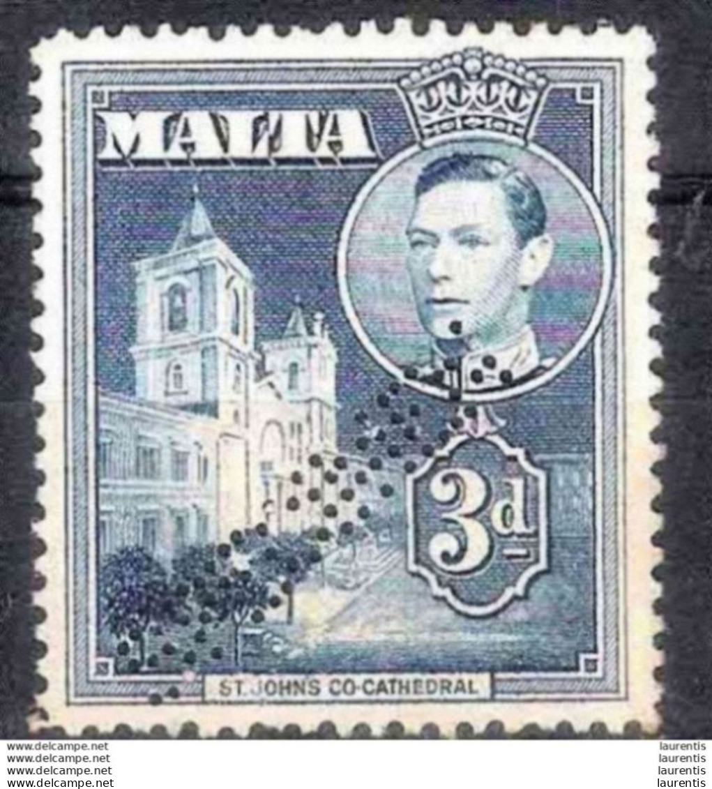 13483   Cathedrals - Churches - Eglises - Malta Yv 198 - SPECIMEN - No Gum - 4,50 - Kerken En Kathedralen