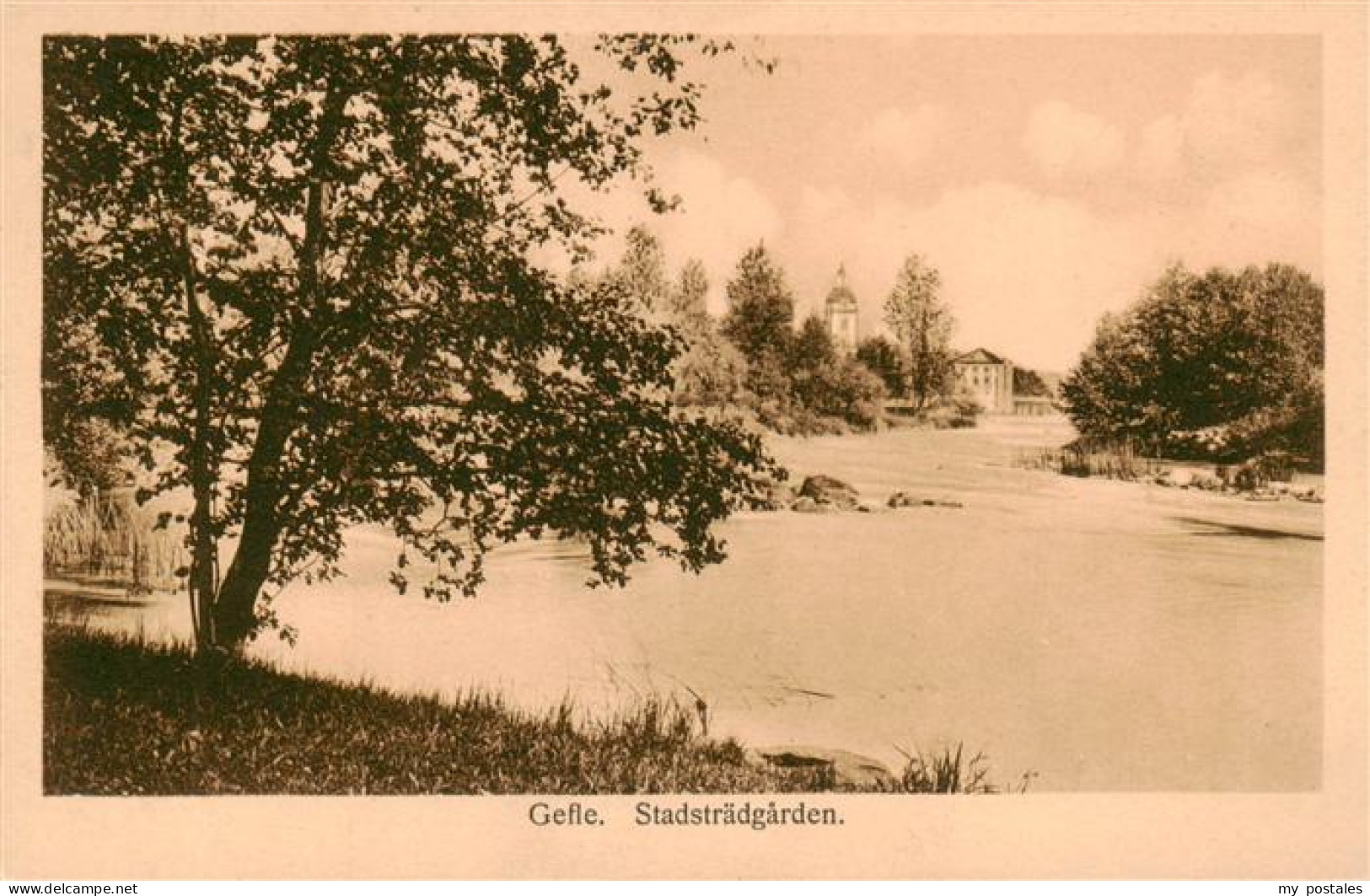 73899755 Gefle Gaefle Sweden Stadstraedgarden  - Suecia