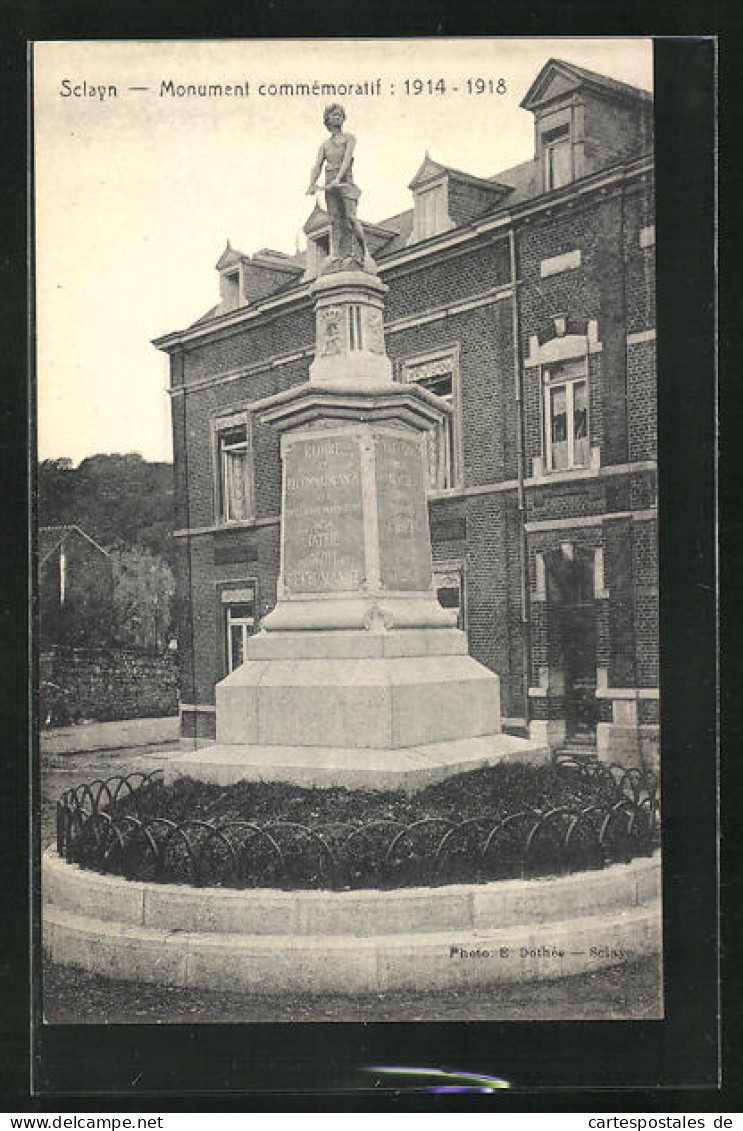 AK Sclayn, Monument Commemoratif  - Autres & Non Classés