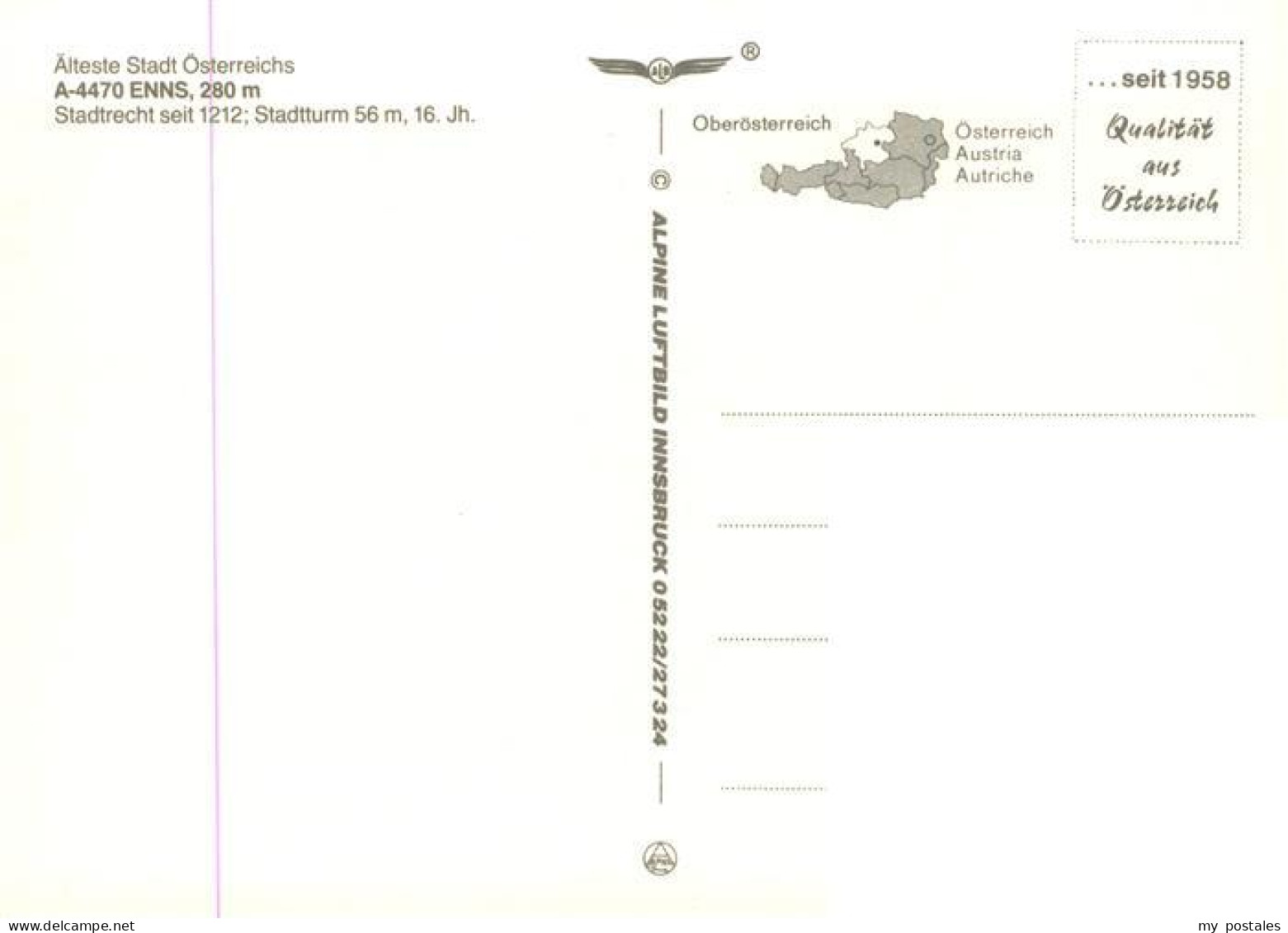 73899722 Enns Oberoesterreich AT Fliegeraufnahme  - Other & Unclassified