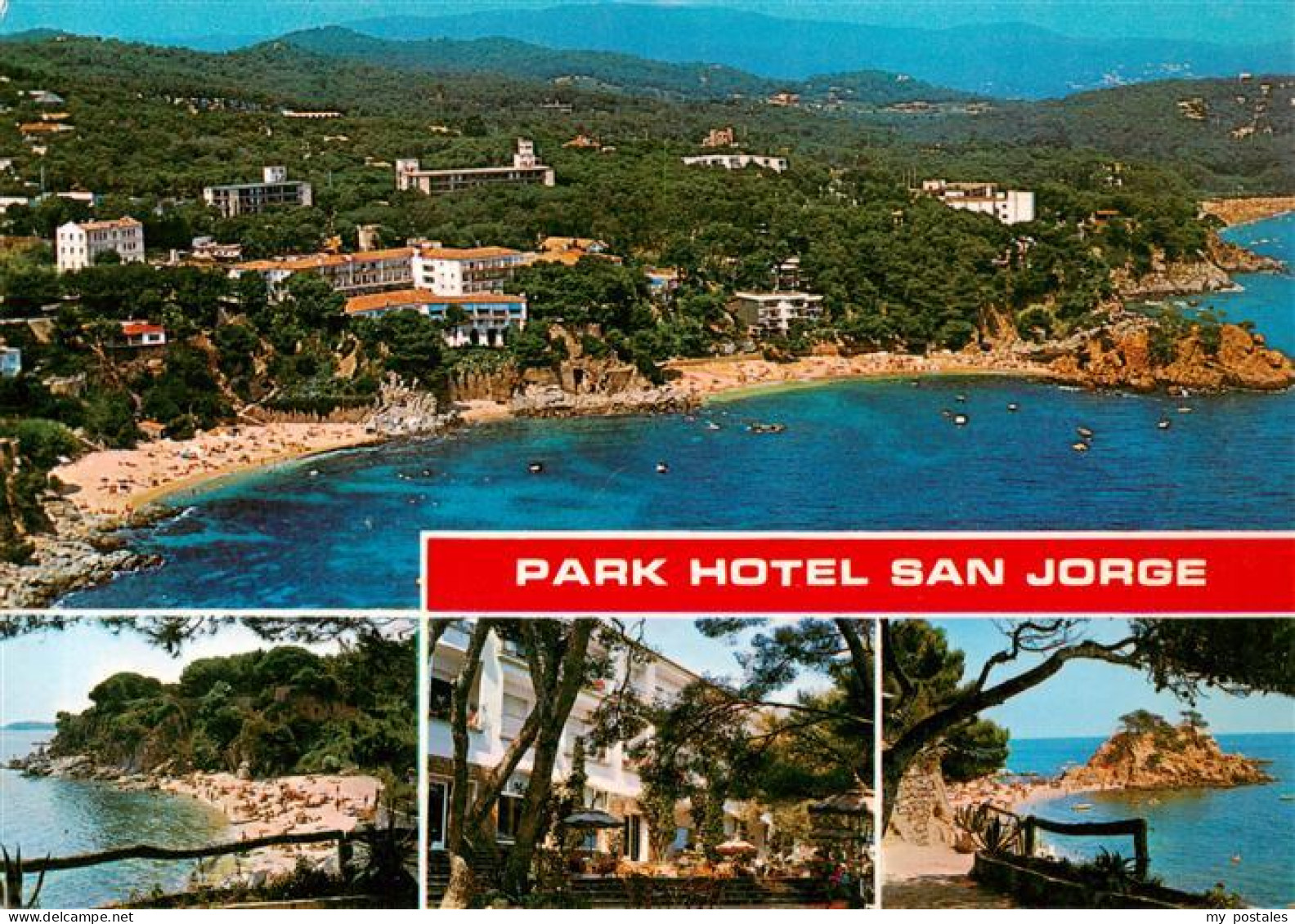 73899714 Playa De Aro Cataluna ES Fliegeraufnahme Park Hotel San Jorge Panorama  - Otros & Sin Clasificación