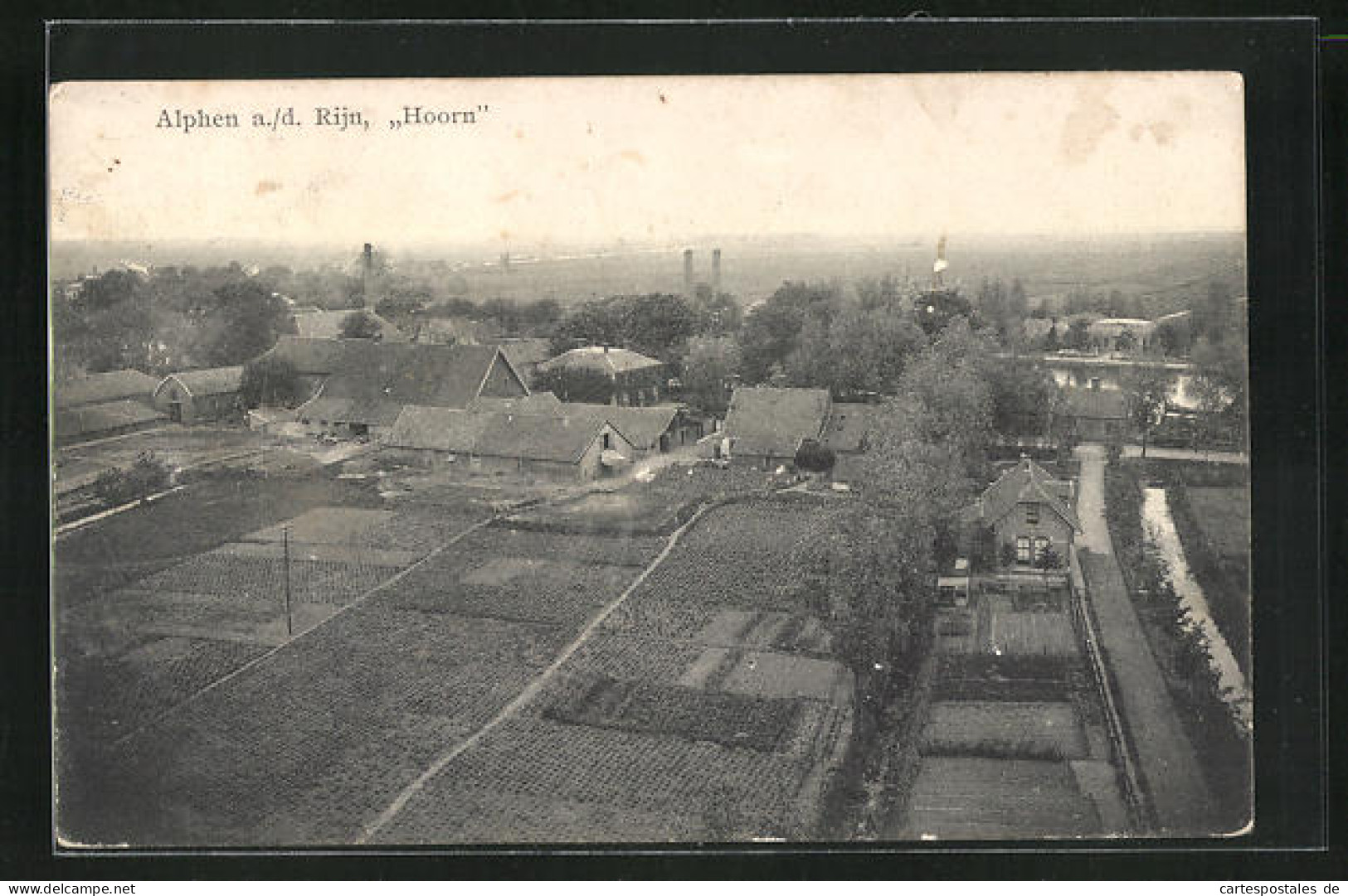 AK Alphen A. D. Rijn, Hoorn, Panoramablick  - Alphen A/d Rijn