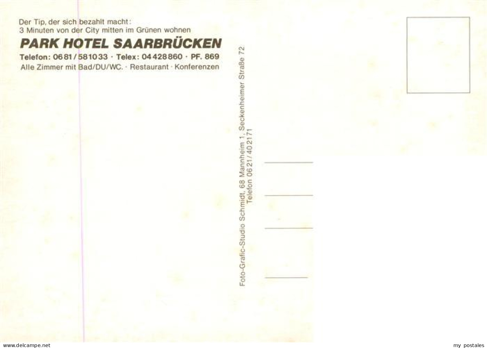 73899699 Saarbruecken Park Hotel Am Deutsch-Franzoesischen Garten Saarbruecken - Saarbruecken