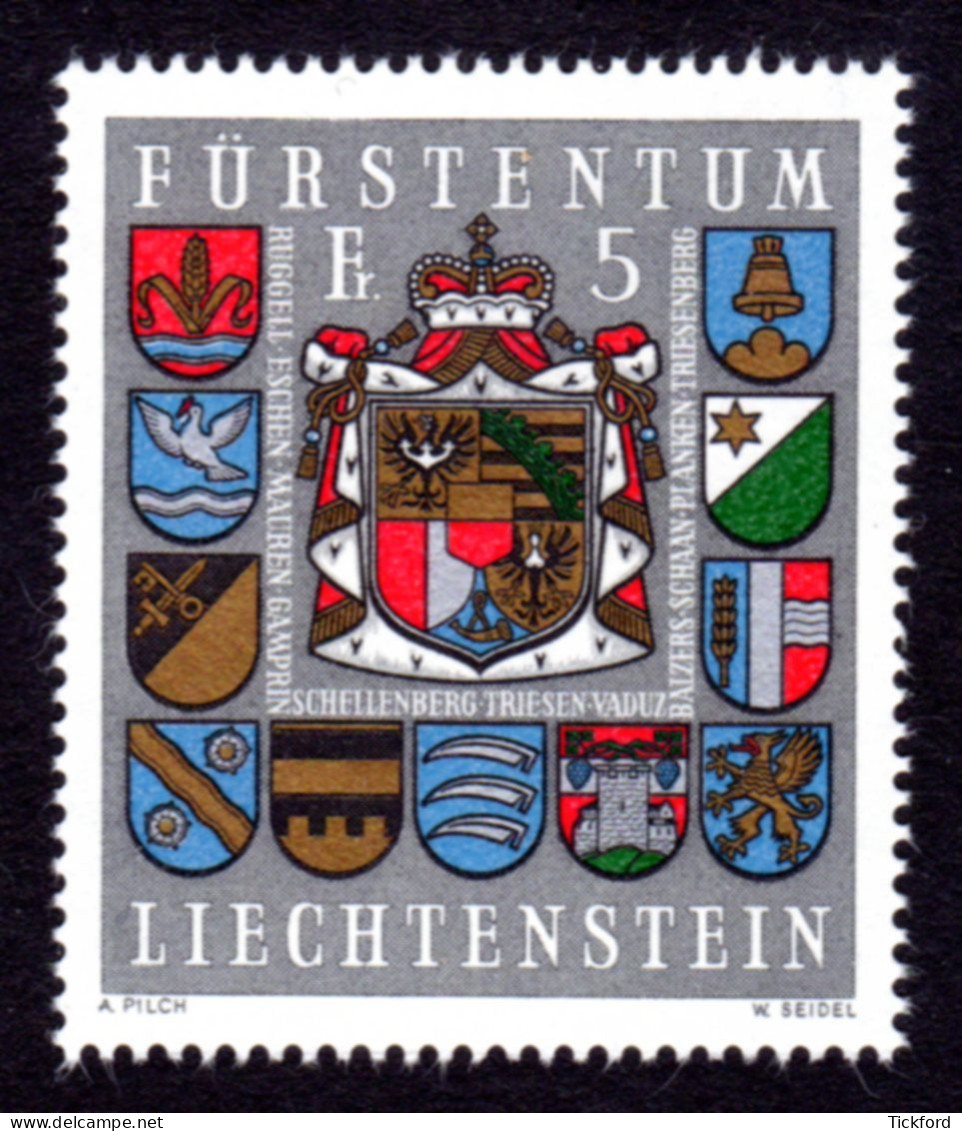 LIECHTENSTEIN 1973 - Yvert N° 537 - NEUF ** LUXE / MNH - Armoiries De La Principauté, TB - Nuevos