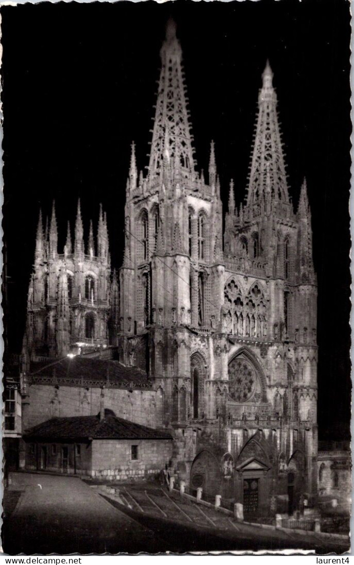 26-4-2024 (3 Z 6) VERY OLD (b/w) Spain - Burgos Cathedral - Eglises Et Cathédrales