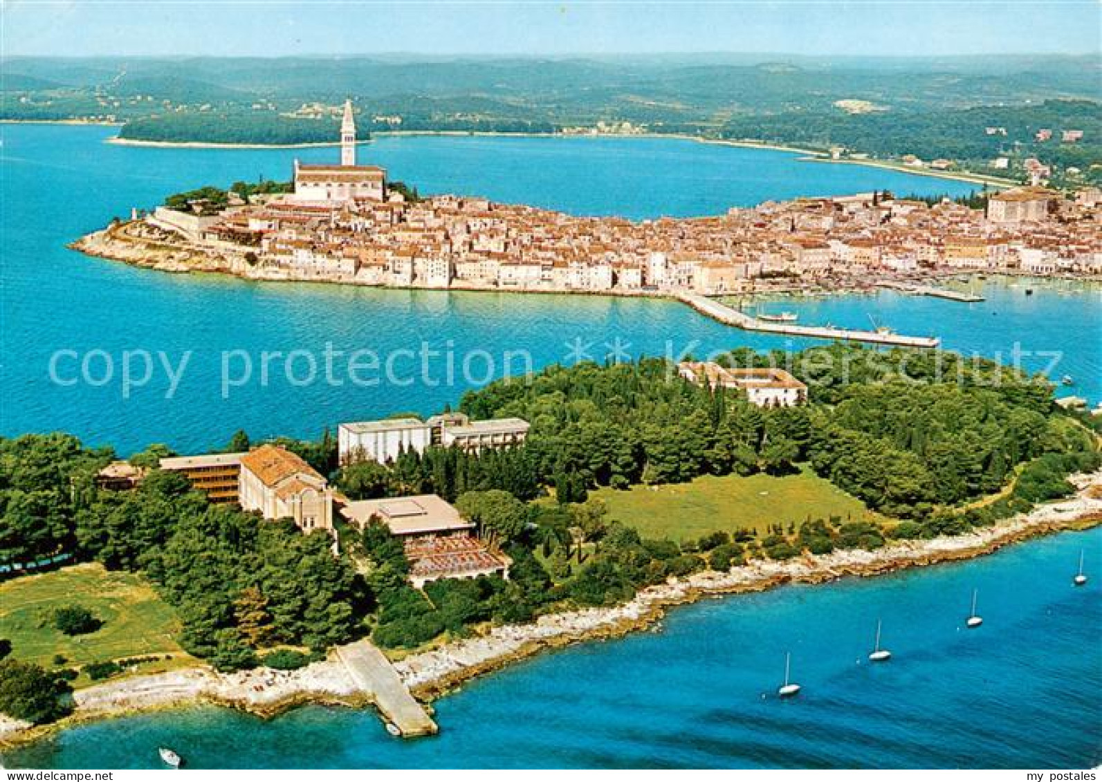 73861710 Rovinj Rovigno Istrien Croatia Kuestenpanorama  - Croazia