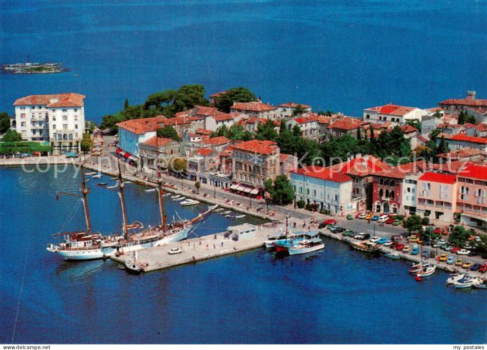 73861674 Porec Croatia Hafen Dreimaster Segelschiff  - Kroatië