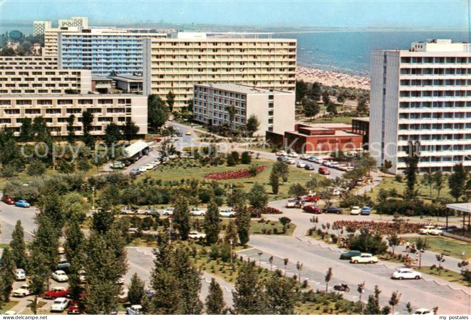 73861667 Mamaia Constanta Konstanza RO Hotels Blick Zum Strand Am Schwarzen Meer - Rumänien