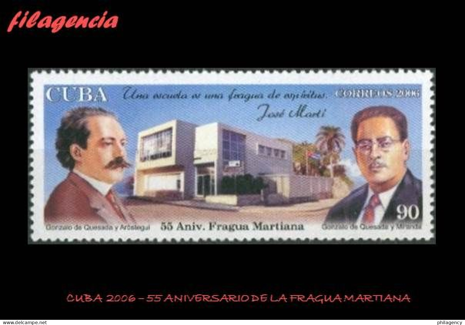 CUBA MINT. 2006-36 55 ANIVERSARIO DE LA FRAGUA MARTIANA. MUSEO DEDICADO A JOSÉ MARTÍ - Unused Stamps