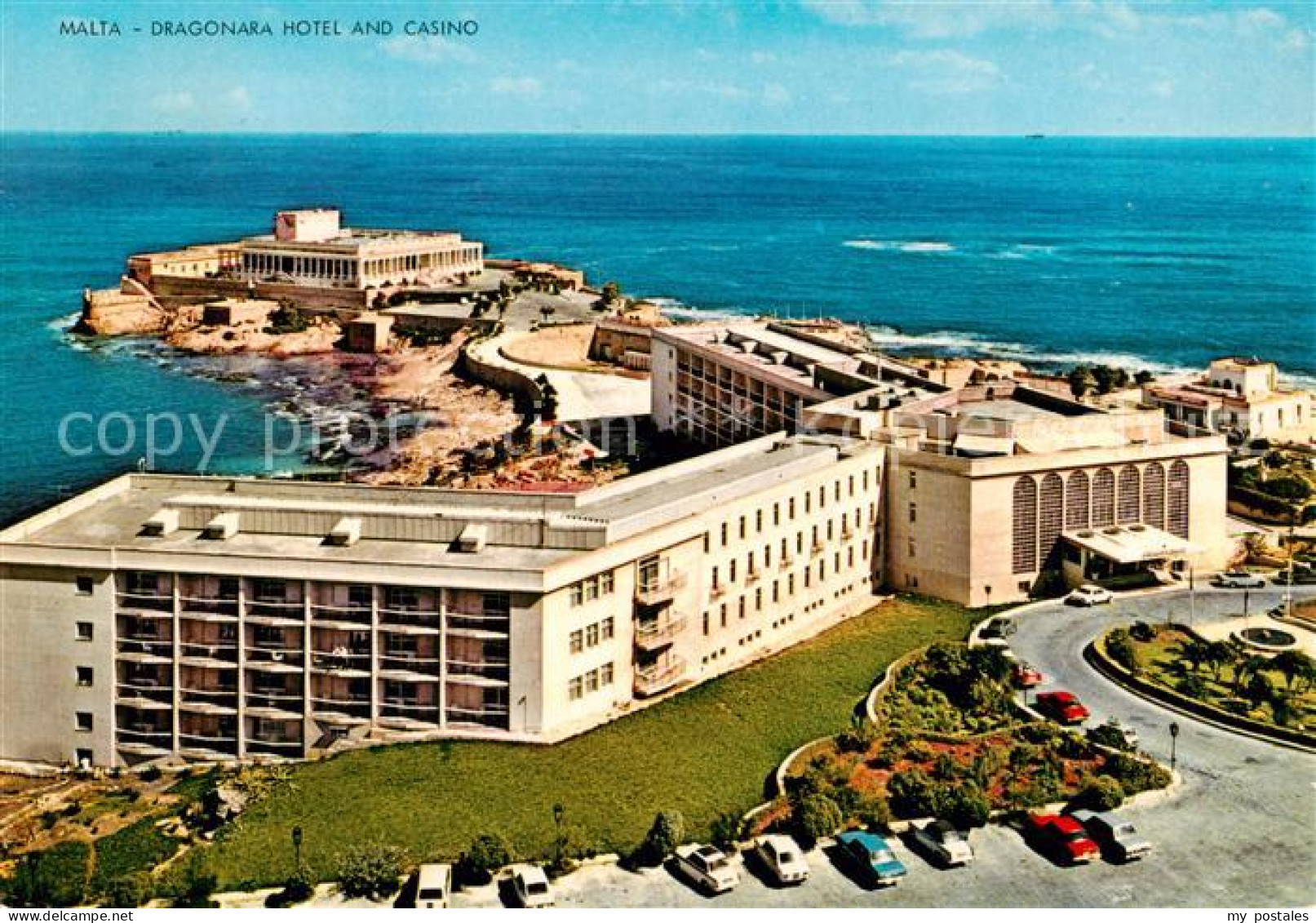 73861619 Malta  Insel Dragonara Hotel And Casino Aerial View  - Malta