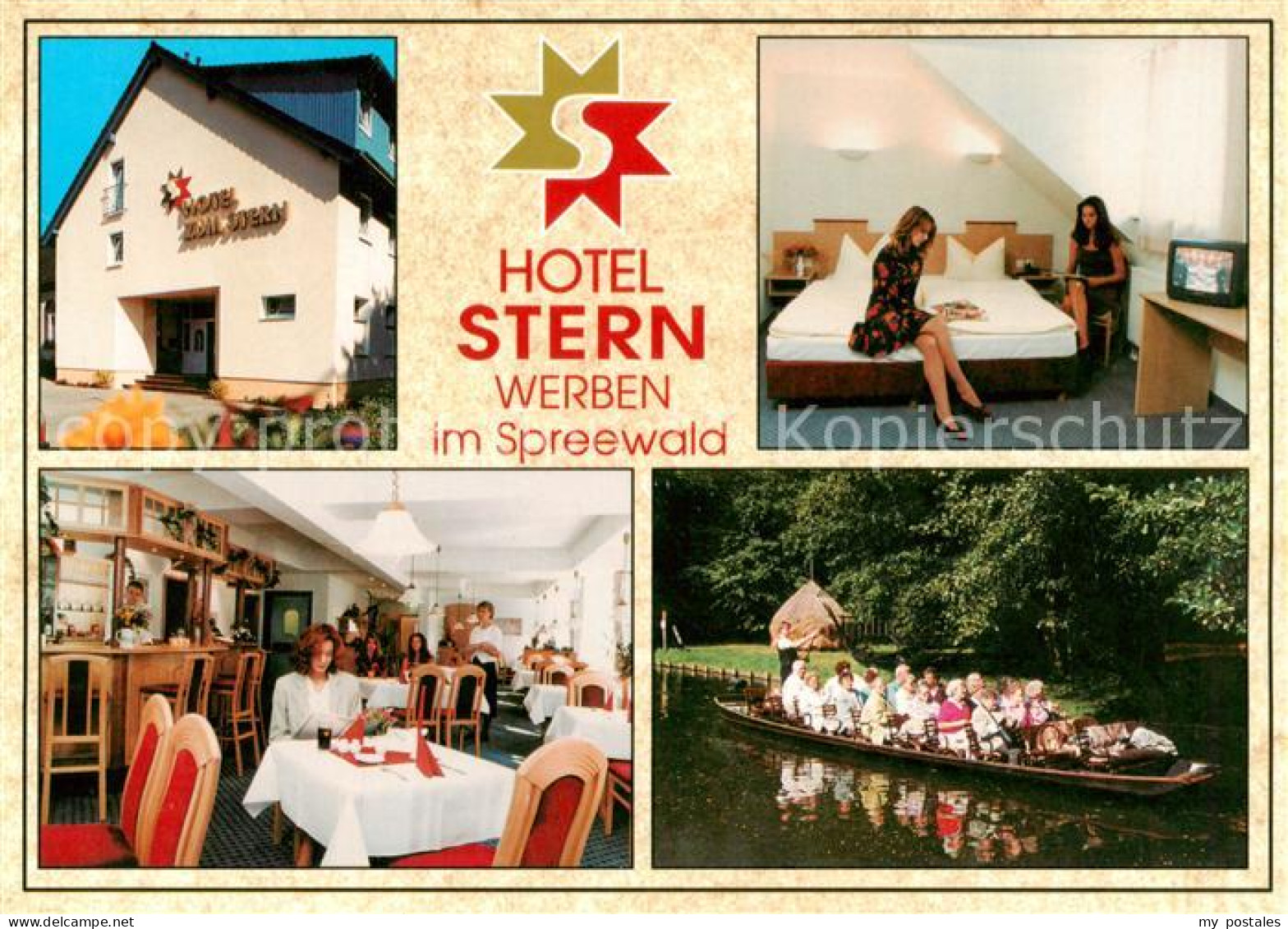 73859702 Werben Niederlausitz Hotel Stern Gaestezimmer Gaststube Spreewald Boots - Altri & Non Classificati