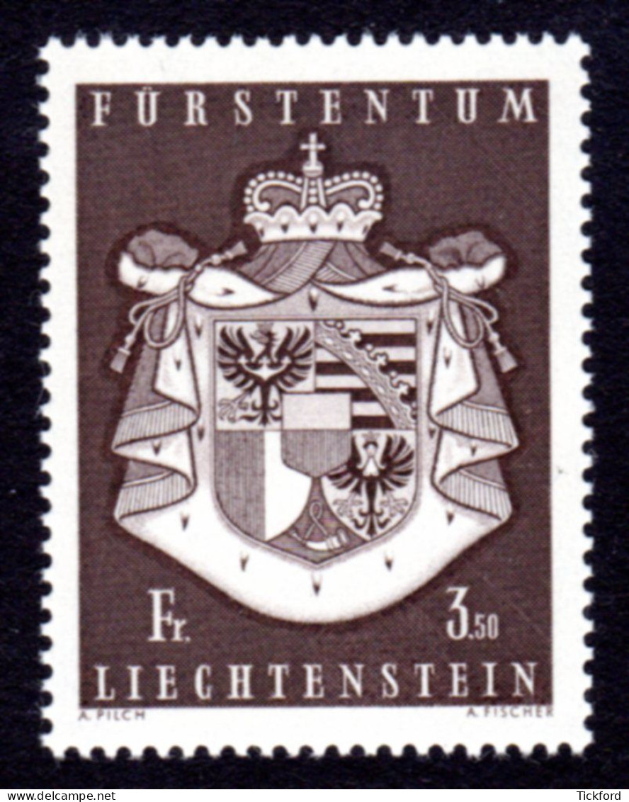 LIECHTENSTEIN 1969 - Yvert N° 455 - NEUF ** LUXE / MNH - Série Courante, Armoiries De La Principauté, TB - Nuevos