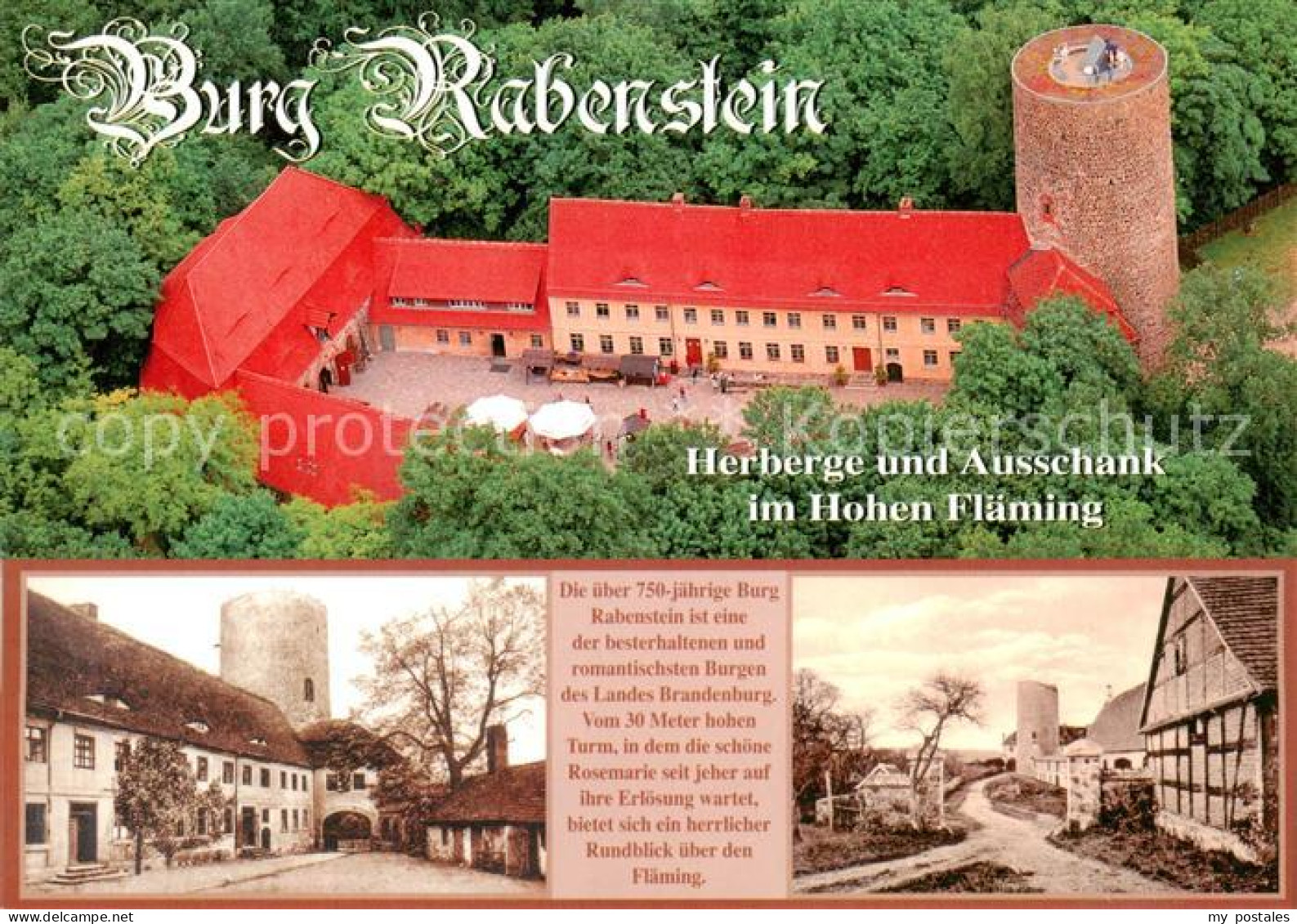 73859540 Rabenstein Flaeming 750jaehrige Burg Rabenstein Herberge Ausschank Im H - Altri & Non Classificati