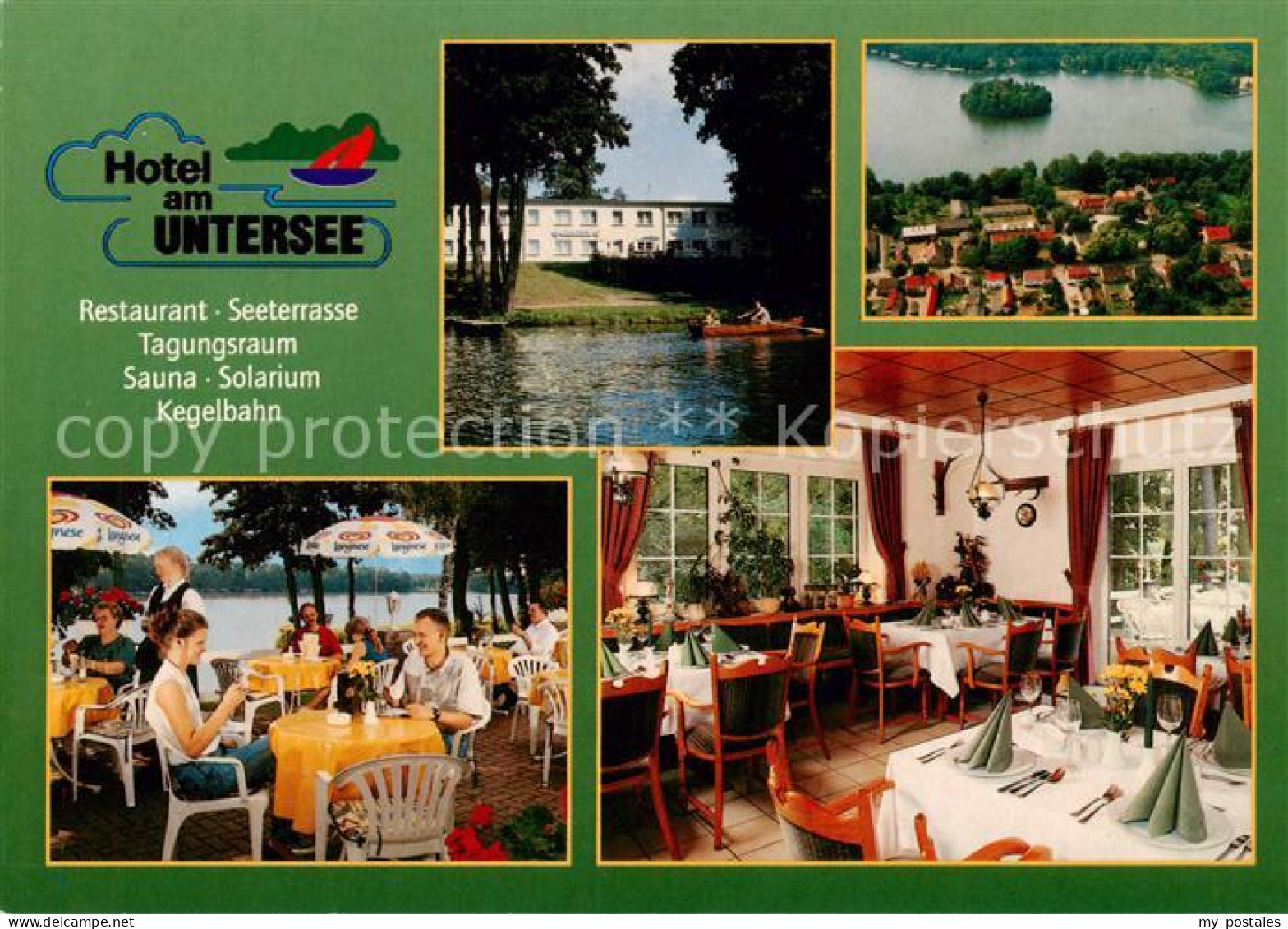 73859449 Bantikow Wusterhausen Dosse Hotel Am Untersee Restaurant Seeterrasse Lu - Altri & Non Classificati