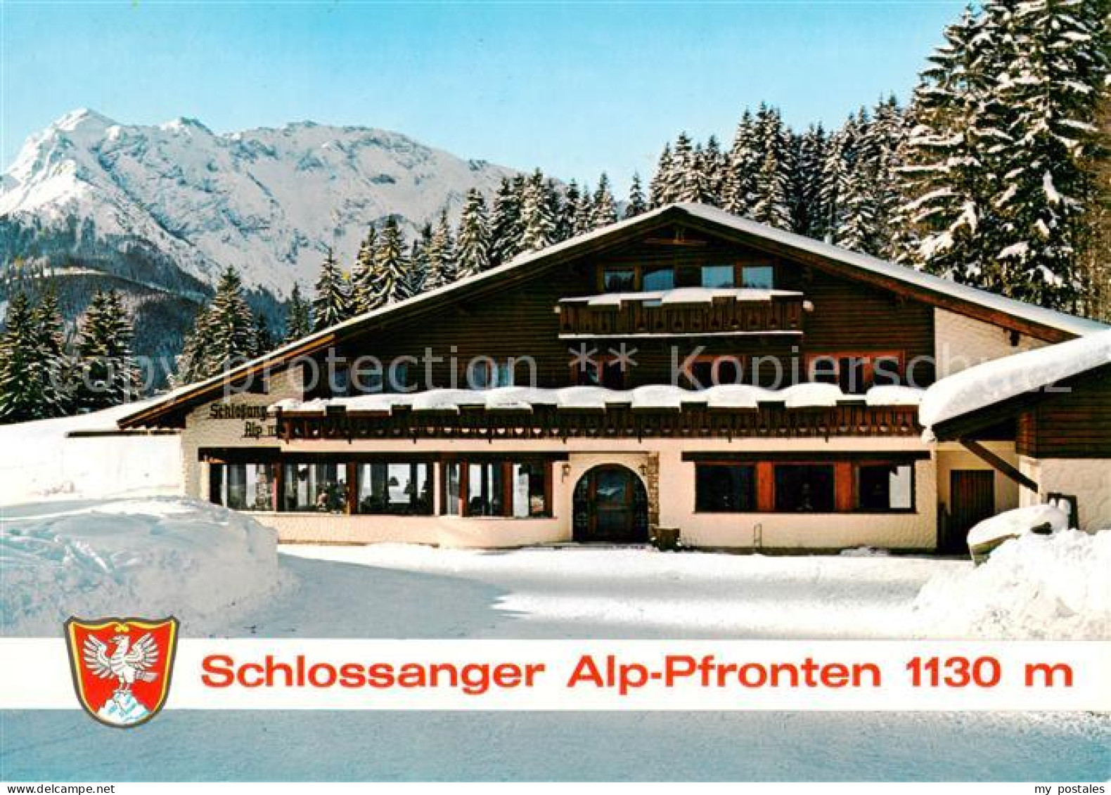 73859416 Pfronten Schlossanger Alp Winterlandschaft Allgaeuer Alpen Pfronten - Pfronten