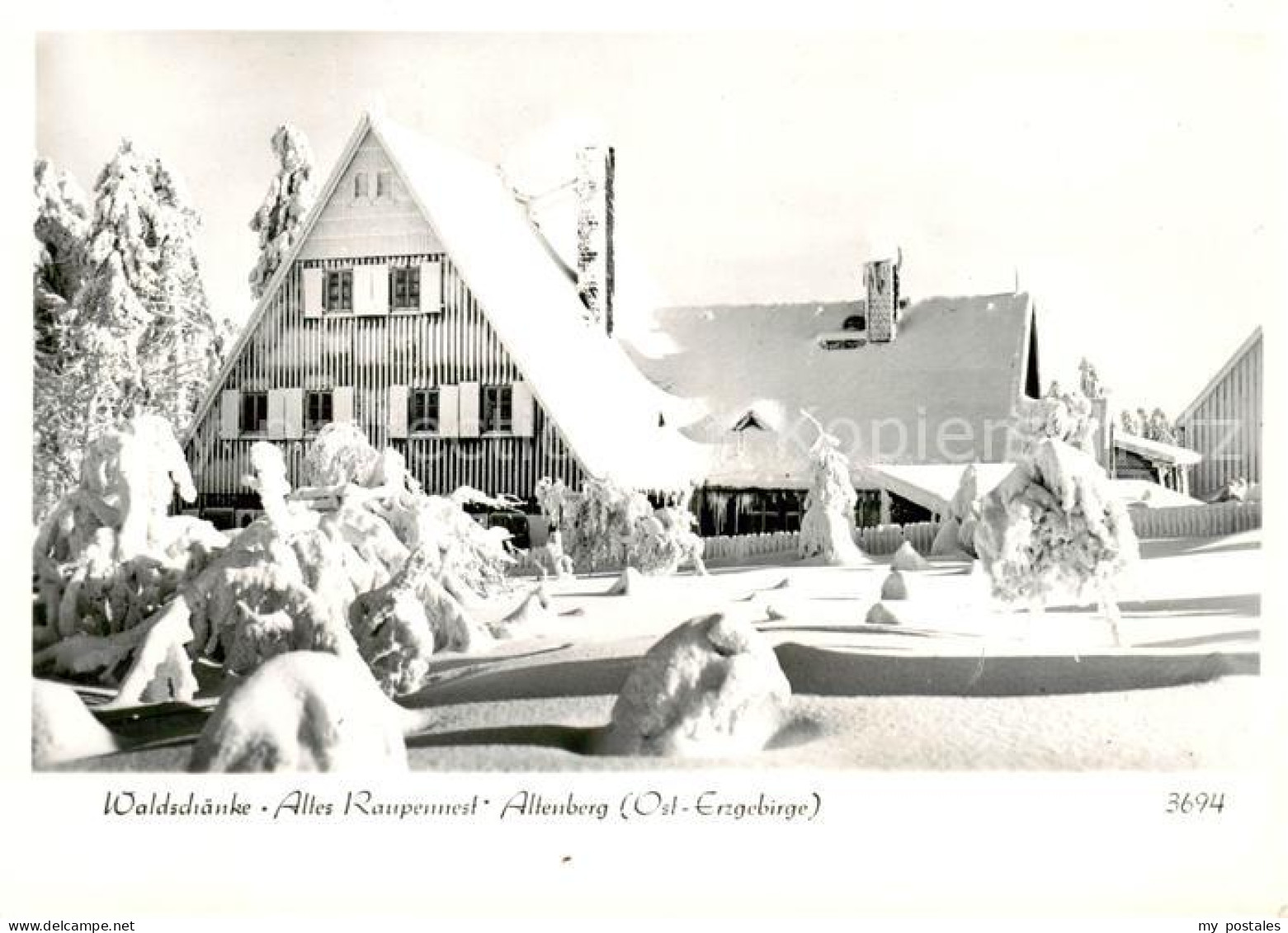 73859305 Altenberg  Osterzgebirge Waldschaenke Altes Raupennest  - Geising