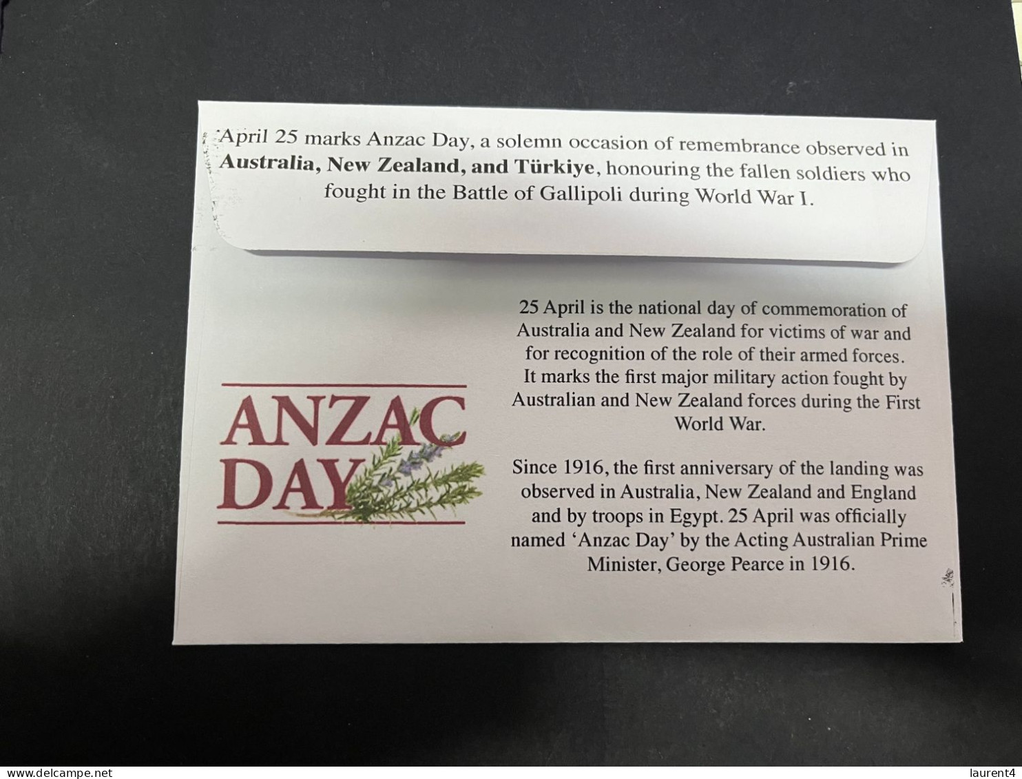 26-4-2024 (3 Z 7) Australia ANZAC 2024 - Prince Edward Represented The UK Royal Family At ANZAC Down Service In London - Militaria